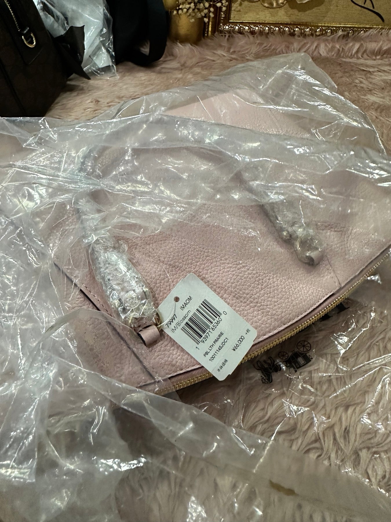 ORIG & IMPORTED COACH Prairie Satchel Bag in Light Pink