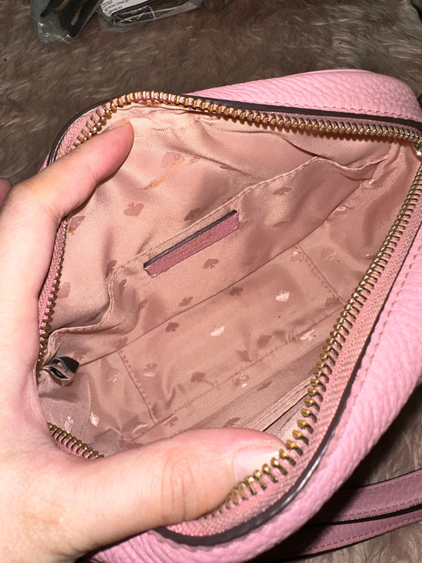 ORIG Preloved Kate Spade KS Kourtney Camera Bag Pink