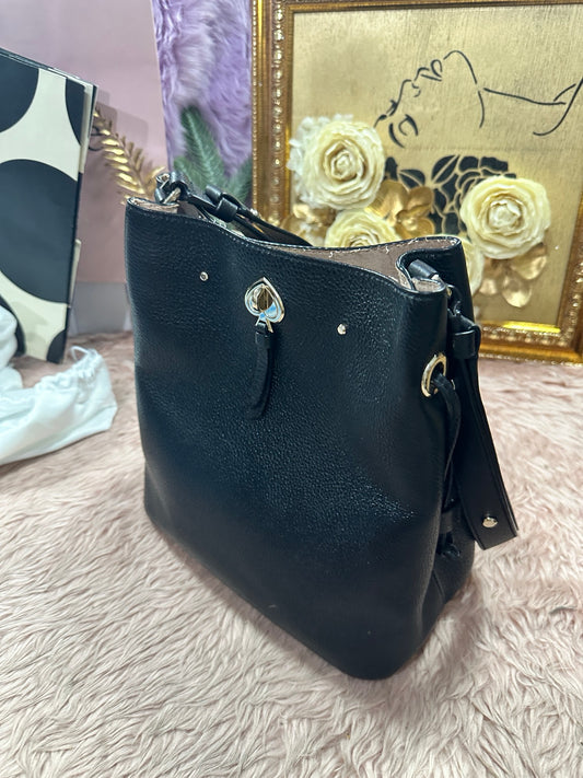 ORIG Preloved KATE SPADE KS Marti Large Bucket Black Bag