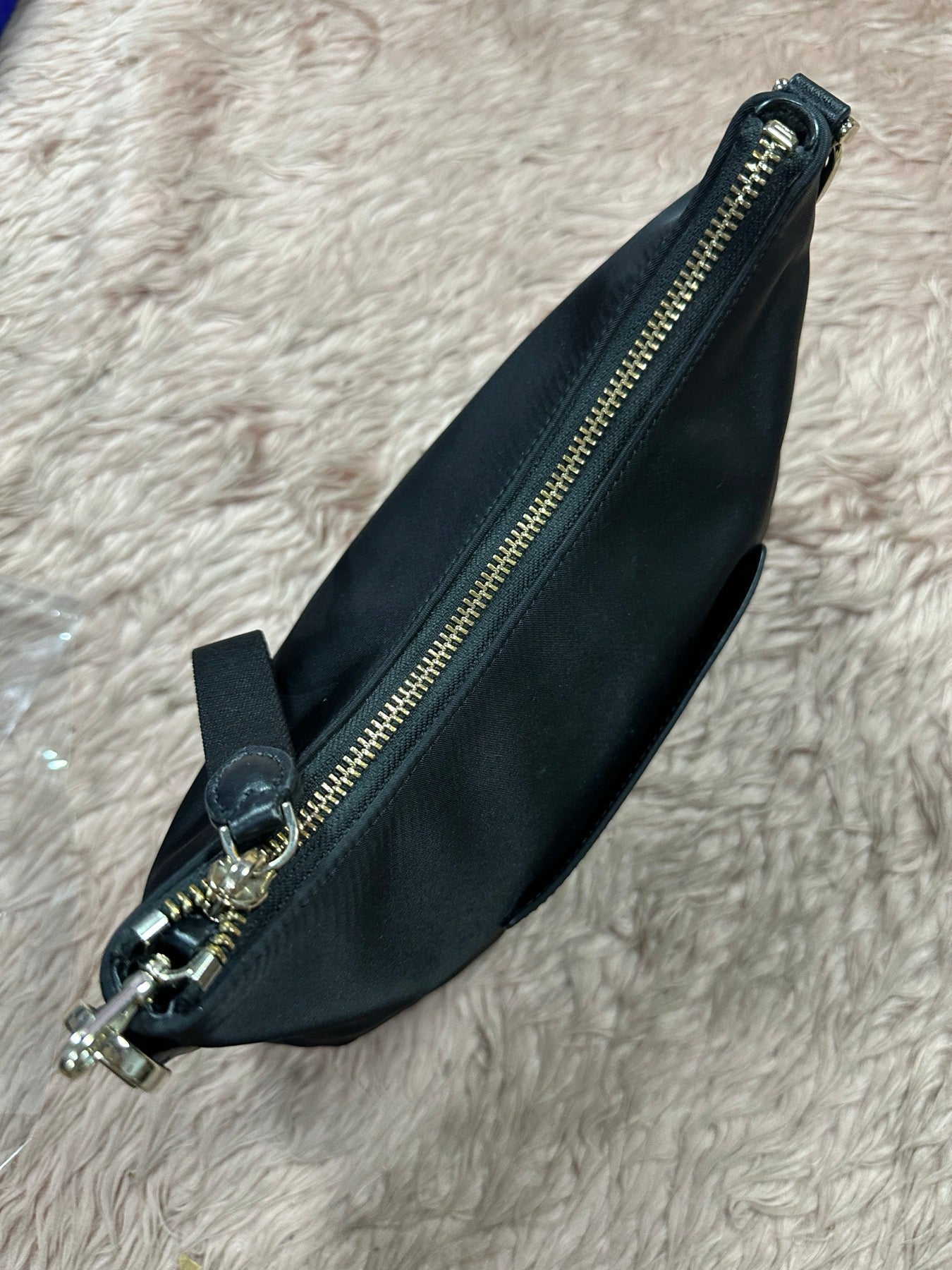 ORIG Preloved KATE SPADE KS Chelsea Nylon Crossbody Black Bag with Pouch