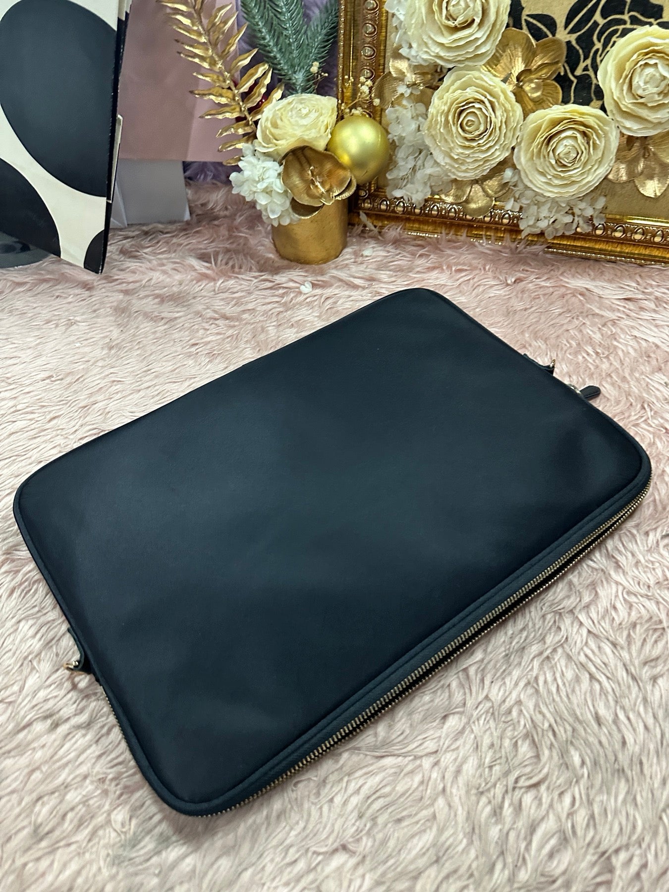ORIG Preloved KATE SPADE KS Sam Universal Laptop Nylon Sleeve