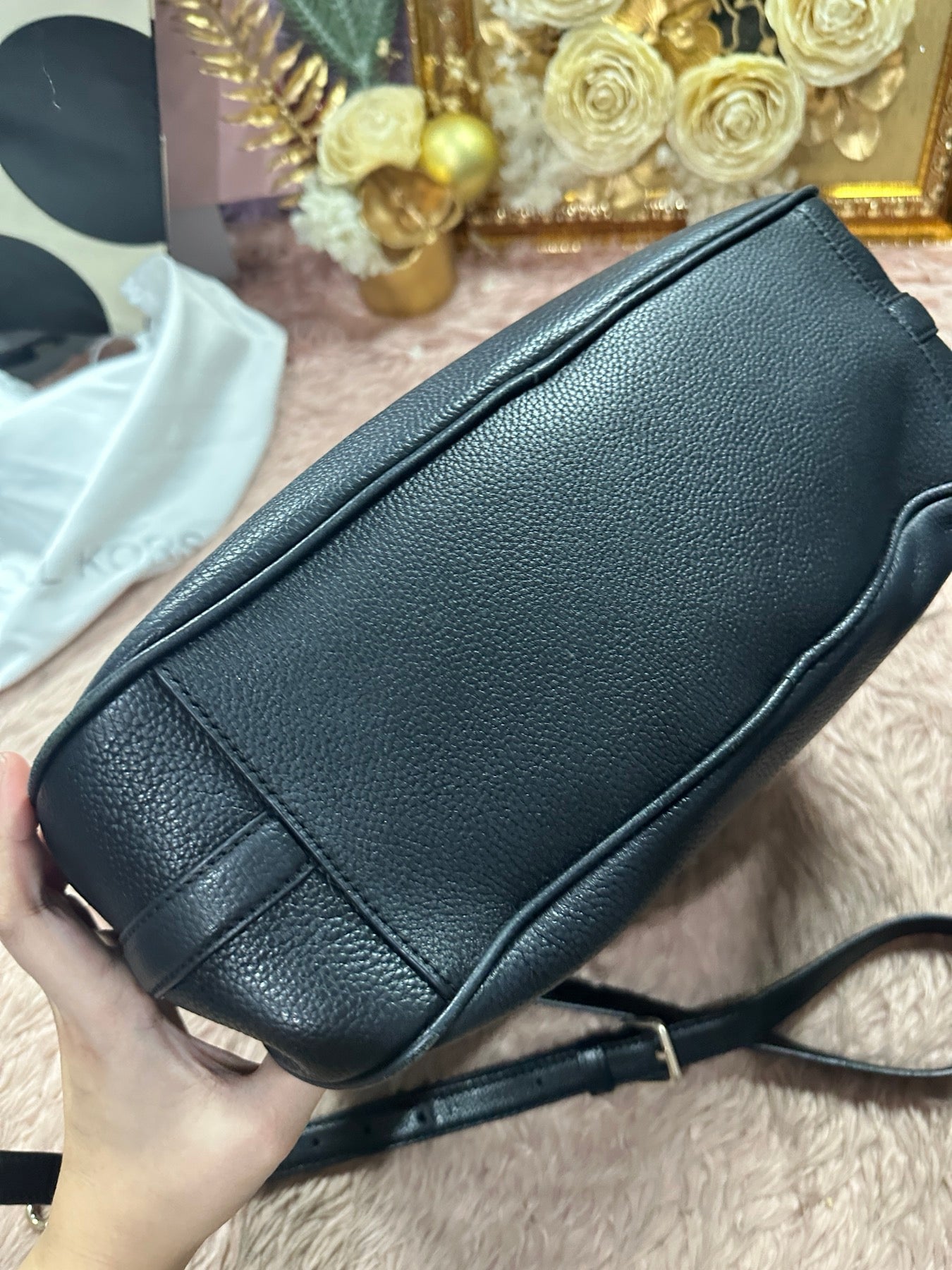 ORIG Preloved KATE SPADE KS Mulberry Street Vivian Shoulder Large Black Bag