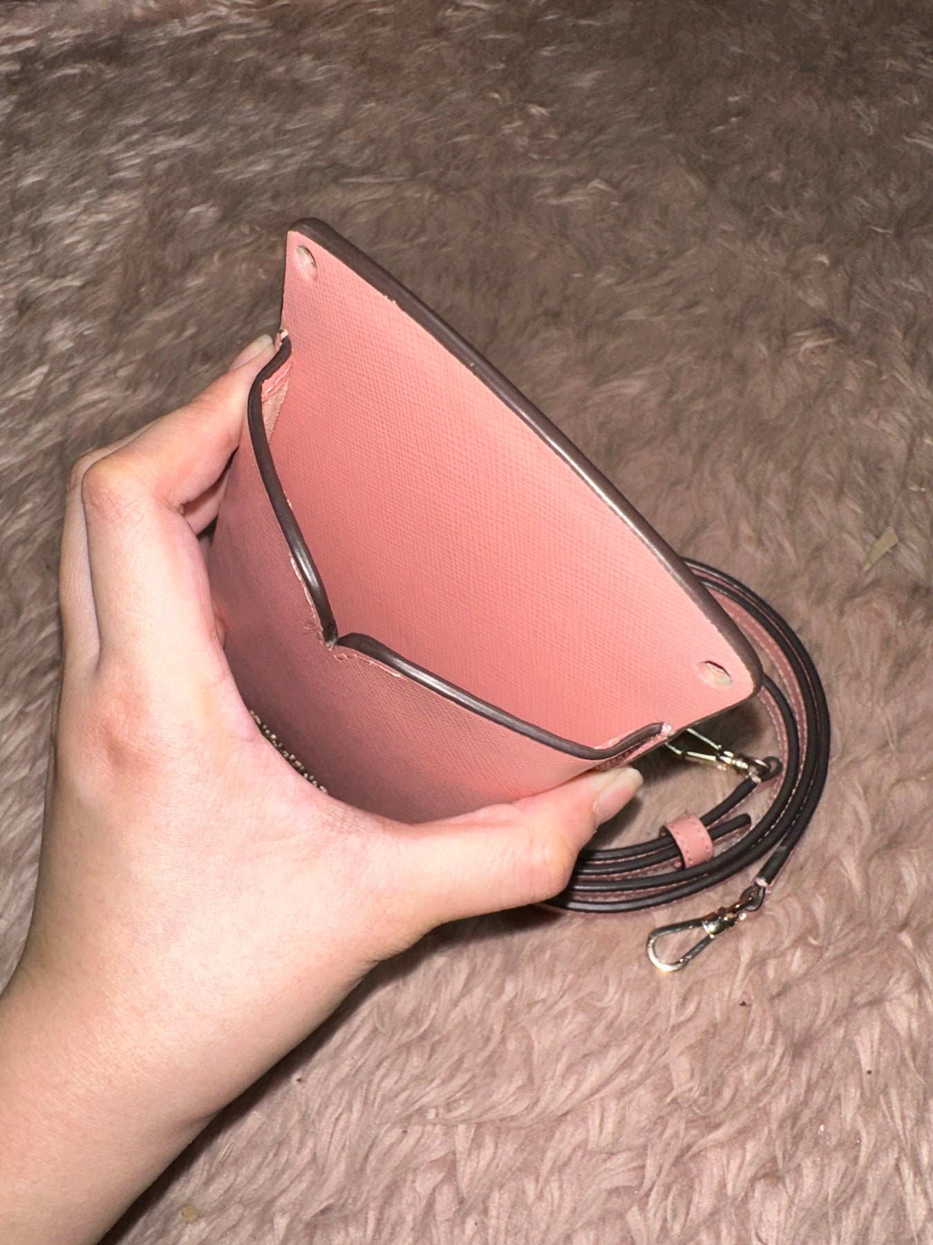 ORIG Preloved KATE SPADE KS Spencer Slim Crossbody Phone Small Pink Bag
