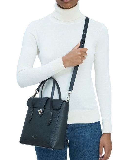 ORIG Preloved Kate Spade KS Retail Essential Medium North South Tote Black Bag