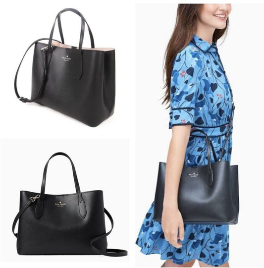ORIG Preloved Kate Spade KS Harper Satchel Black Bag