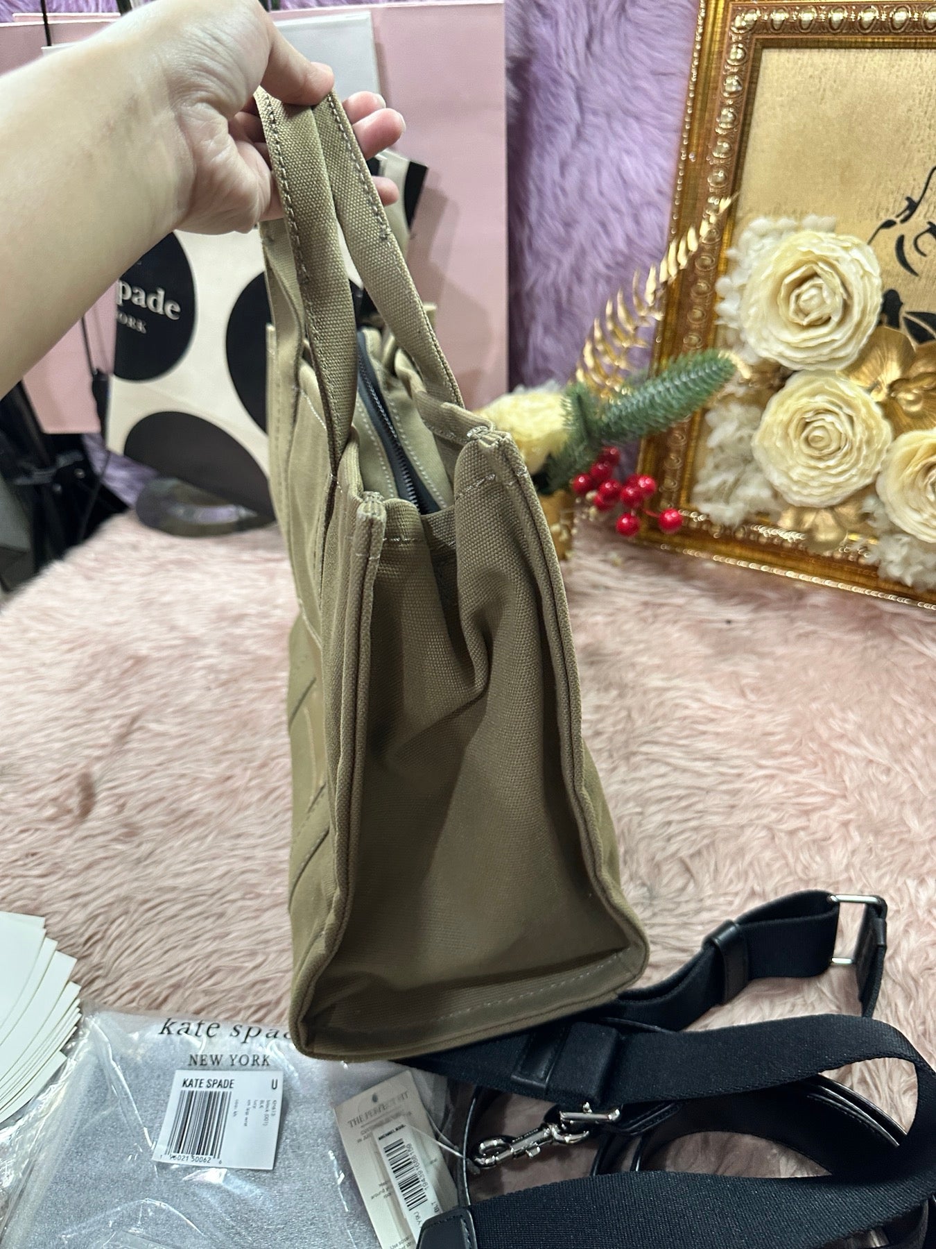 ORIG Preloved Marc Jacobs MJ The Tote Bag Medium Green Bag