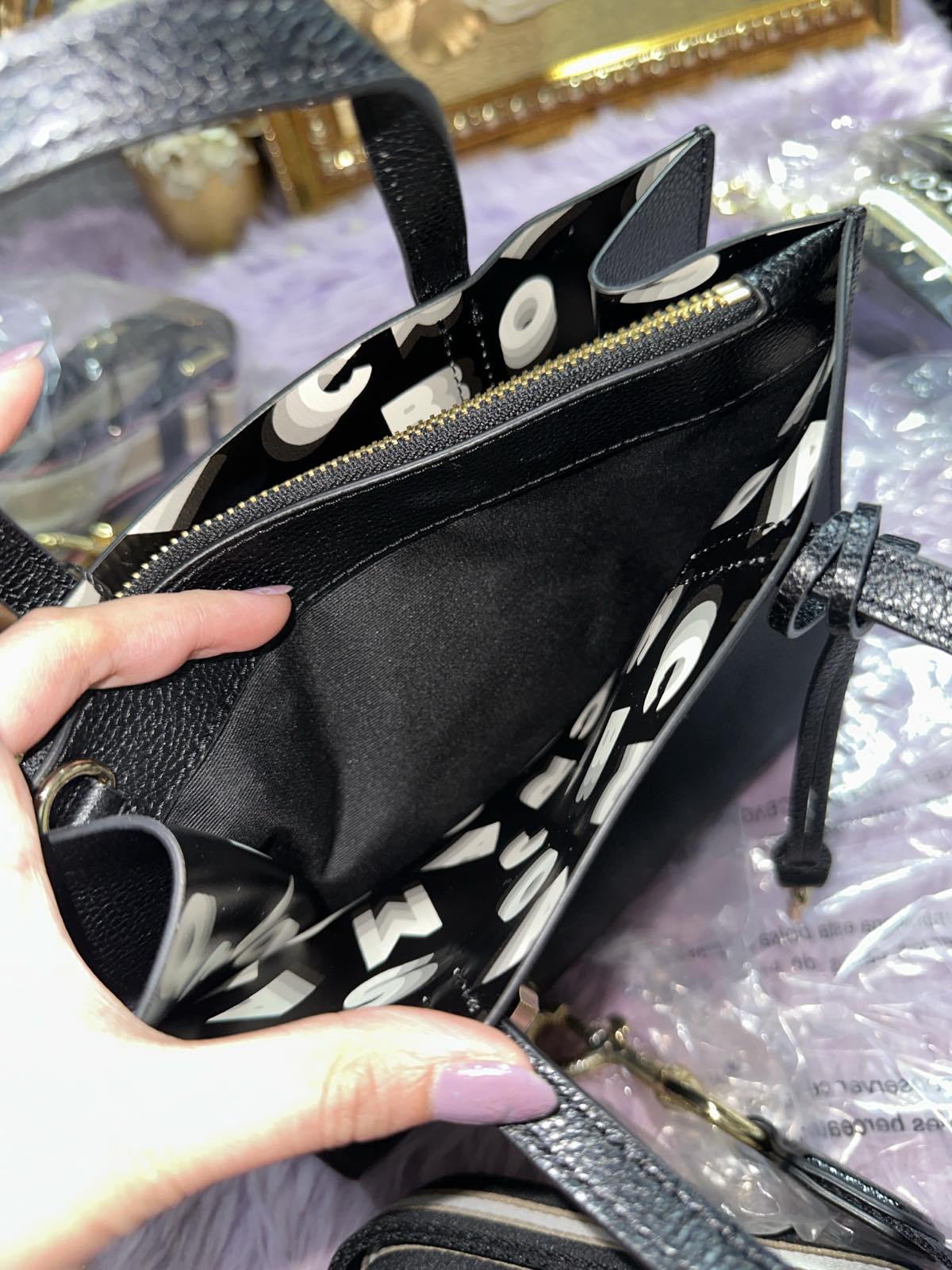 ORIG & IMPORTED Marc Jacobs MJ Mini Grind Tote Bag in Black