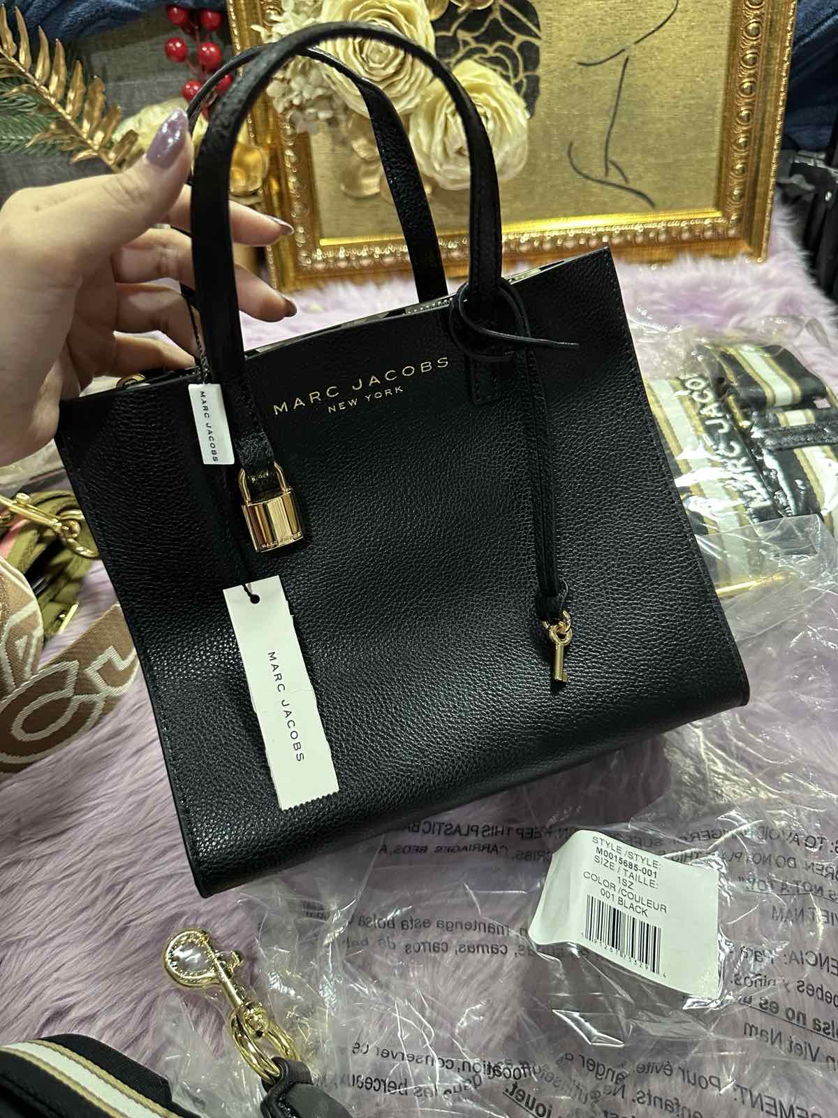 ORIG & IMPORTED Marc Jacobs MJ Mini Grind Tote Bag in Black