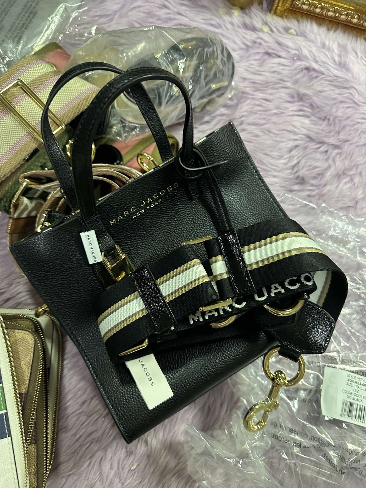 ORIG & IMPORTED Marc Jacobs MJ Mini Grind Tote Bag in Black