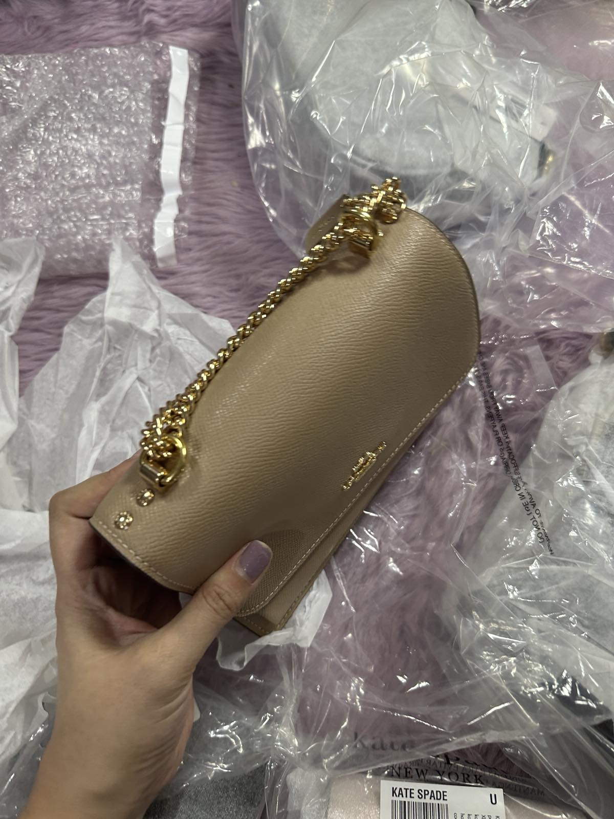 ORIG & IMPORTED Coach Mini Klare Crossbody Small Bag in Taupe Brown