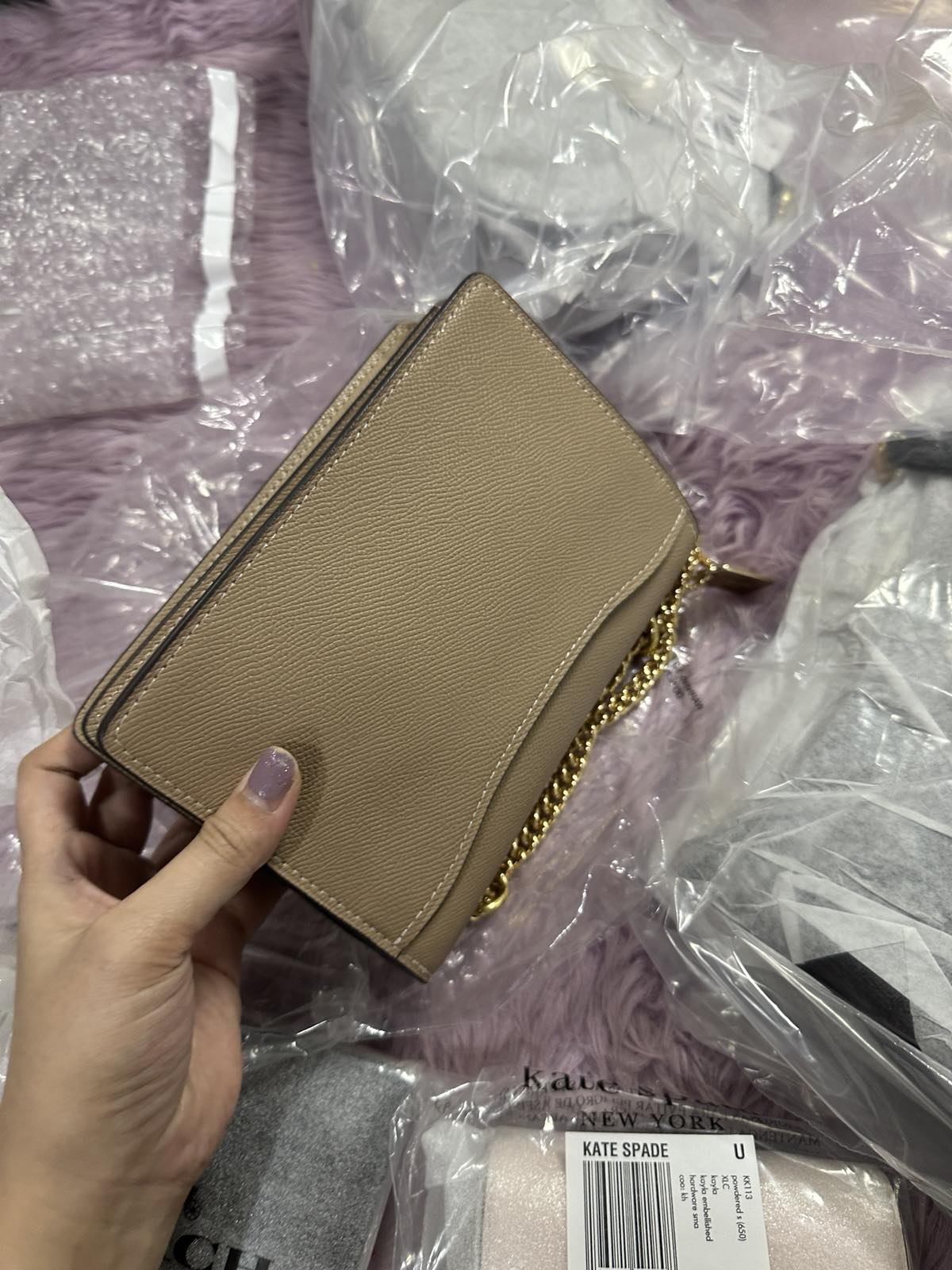 ORIG & IMPORTED Coach Mini Klare Crossbody Small Bag in Taupe Brown