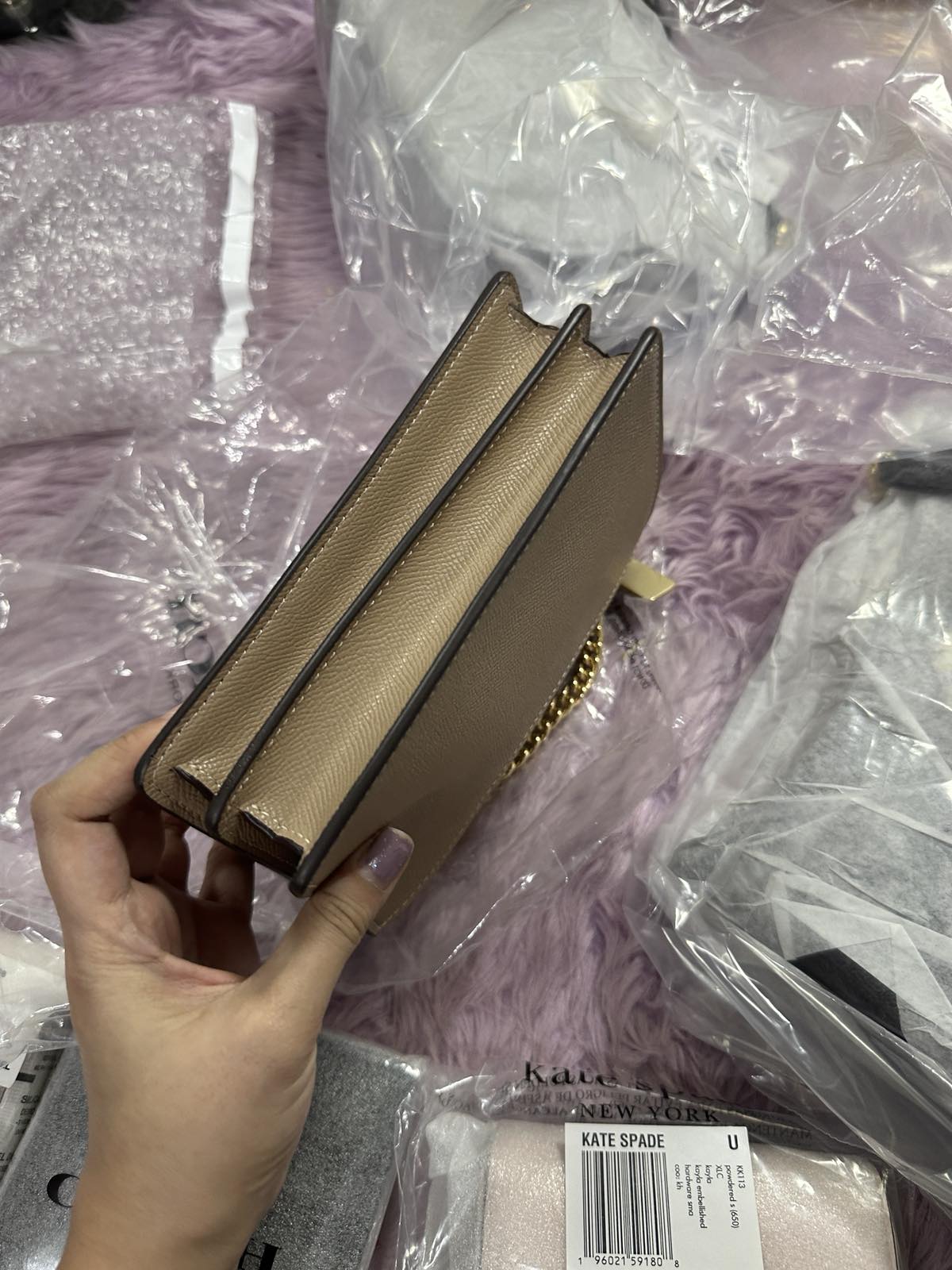 ORIG & IMPORTED Coach Mini Klare Crossbody Small Bag in Taupe Brown