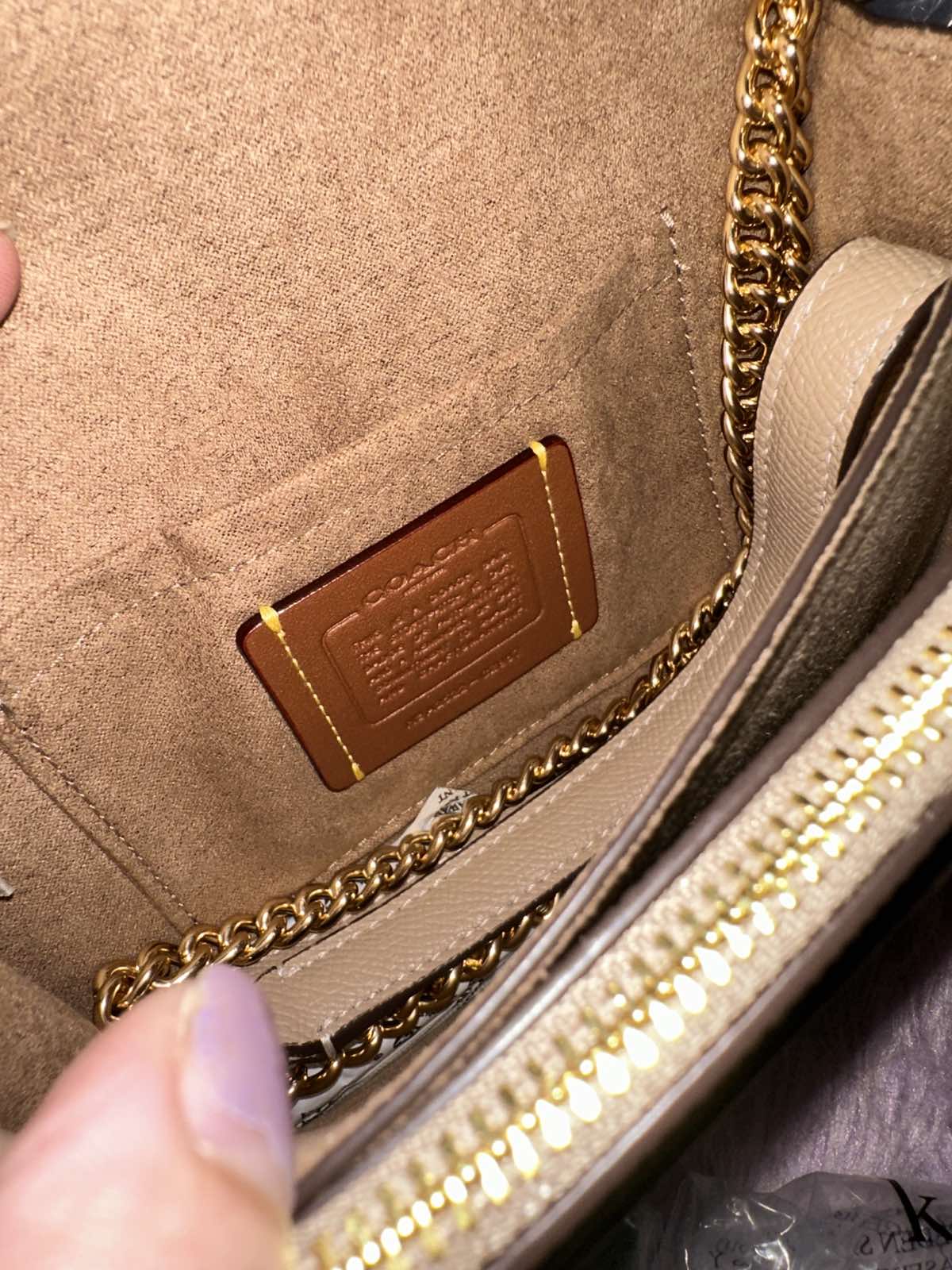 ORIG & IMPORTED Coach Mini Klare Crossbody Small Bag in Taupe Brown