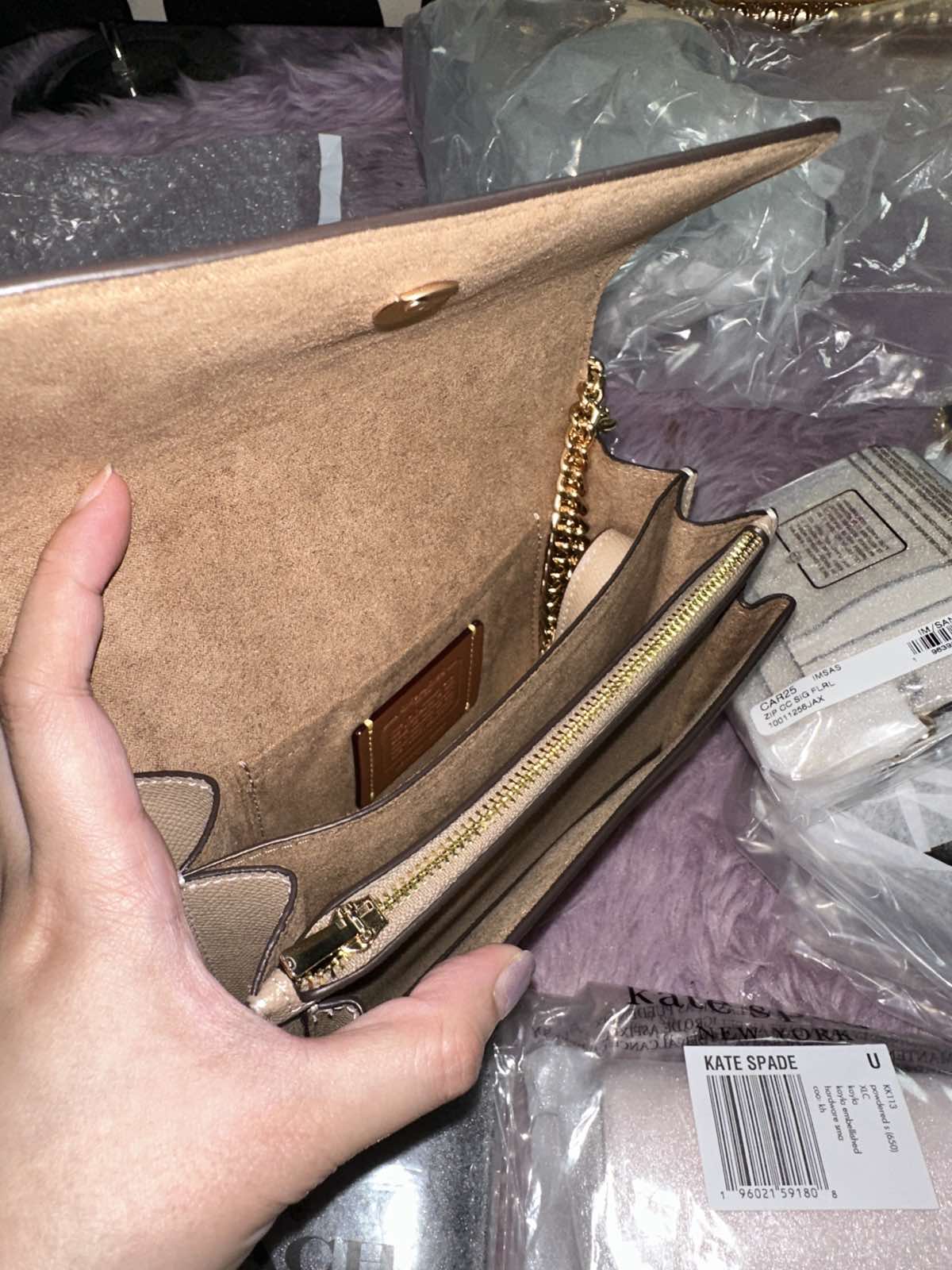 ORIG & IMPORTED Coach Mini Klare Crossbody Small Bag in Taupe Brown