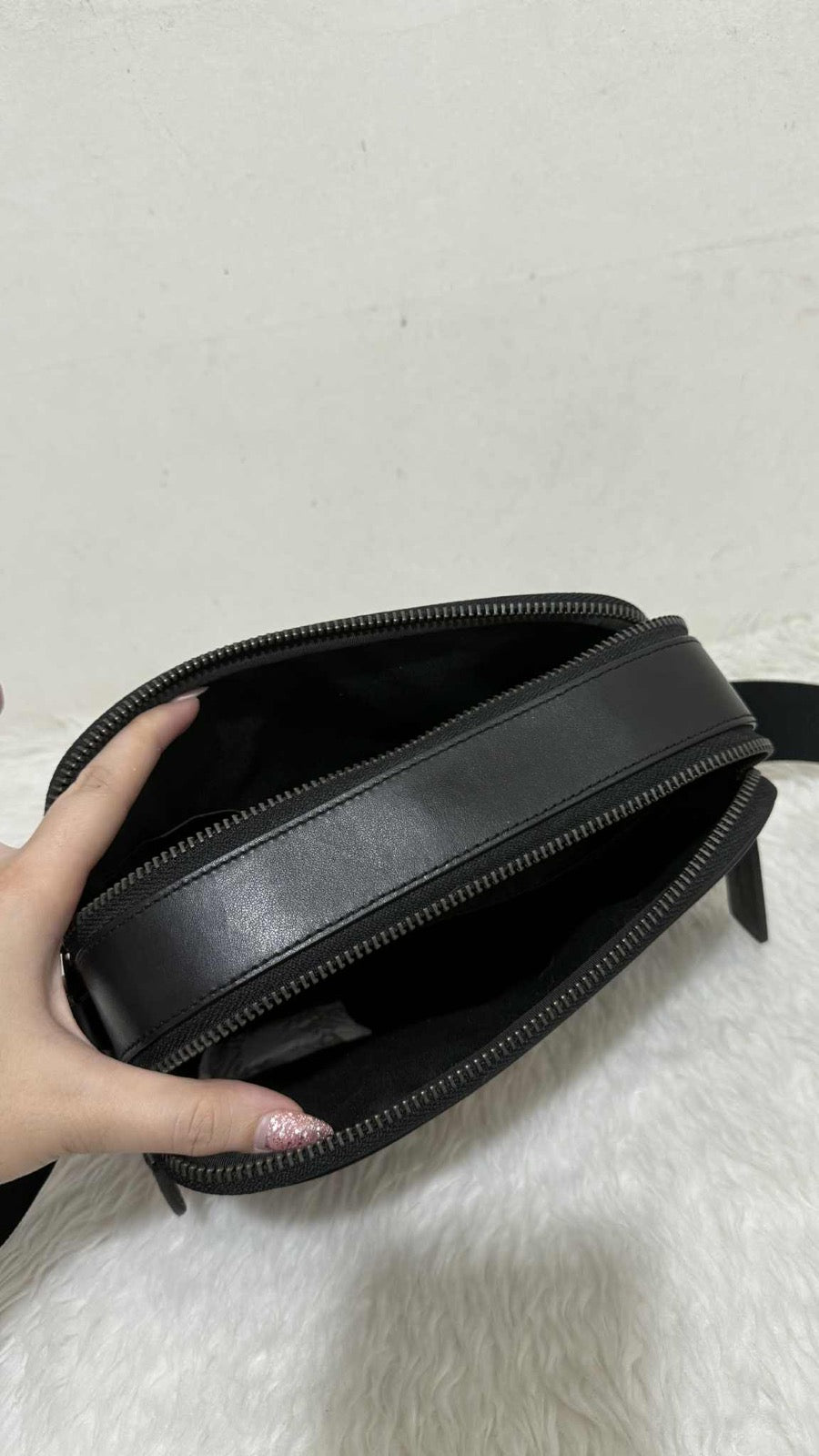 ORIG Preloved Coach Graham Crossbody Men Bag In Blocked Signature Canvas