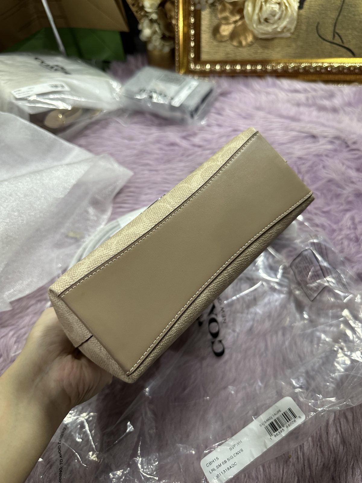 ORIG & IMPORTED Coach Laurel Small Shoulder Bag In Signature Canvas