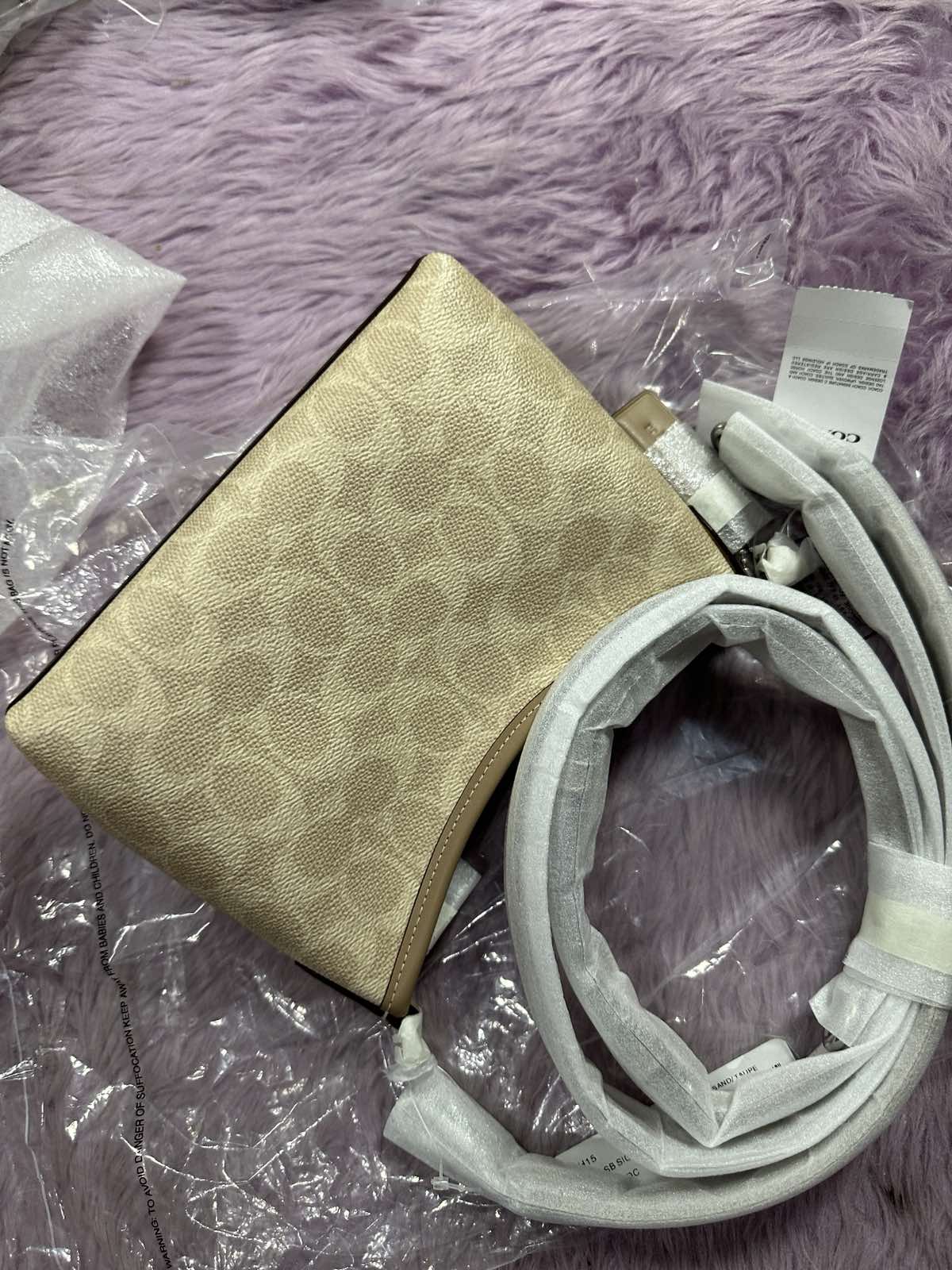 ORIG & IMPORTED Coach Laurel Small Shoulder Bag In Signature Canvas