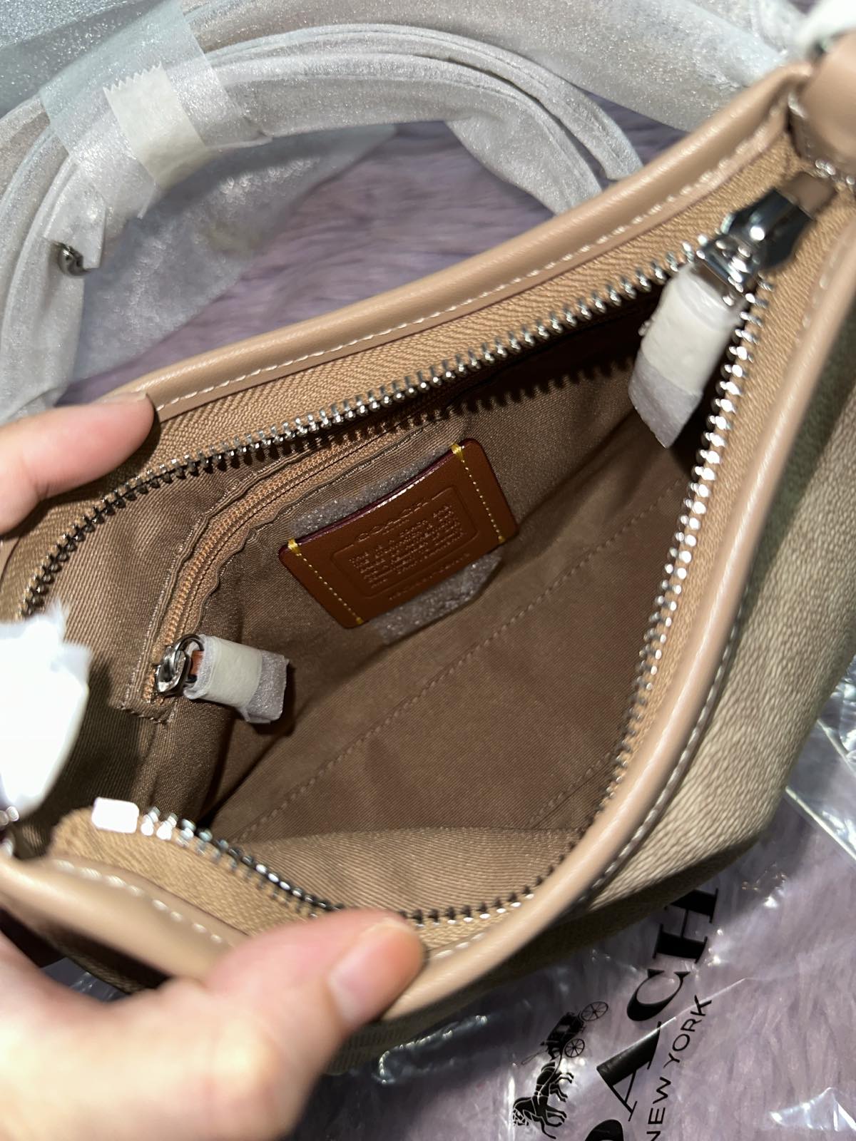 ORIG & IMPORTED Coach Laurel Small Shoulder Bag In Signature Canvas