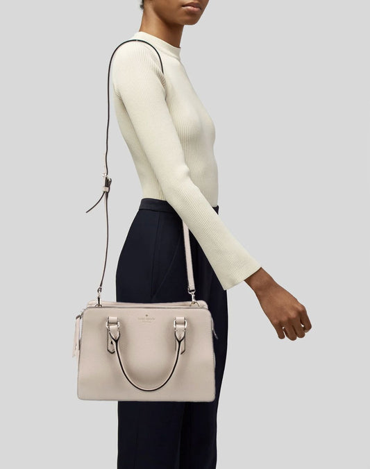ORIG Preloved Kate Spade Mulberry Street Lise Satchel Taupe Bag