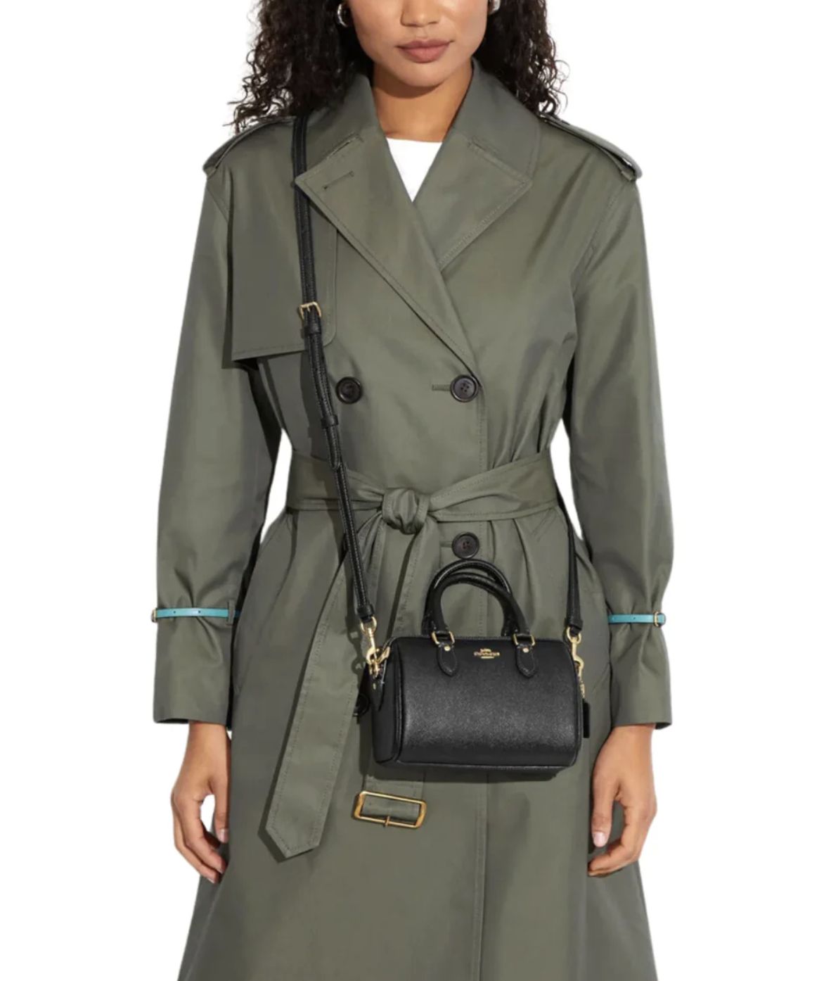 ORIG Preloved Coach Mini Rowan Crossbody Bag Black