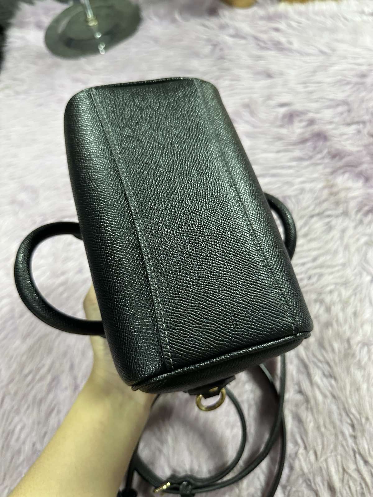 ORIG Preloved Coach Mini Rowan Crossbody Bag Black