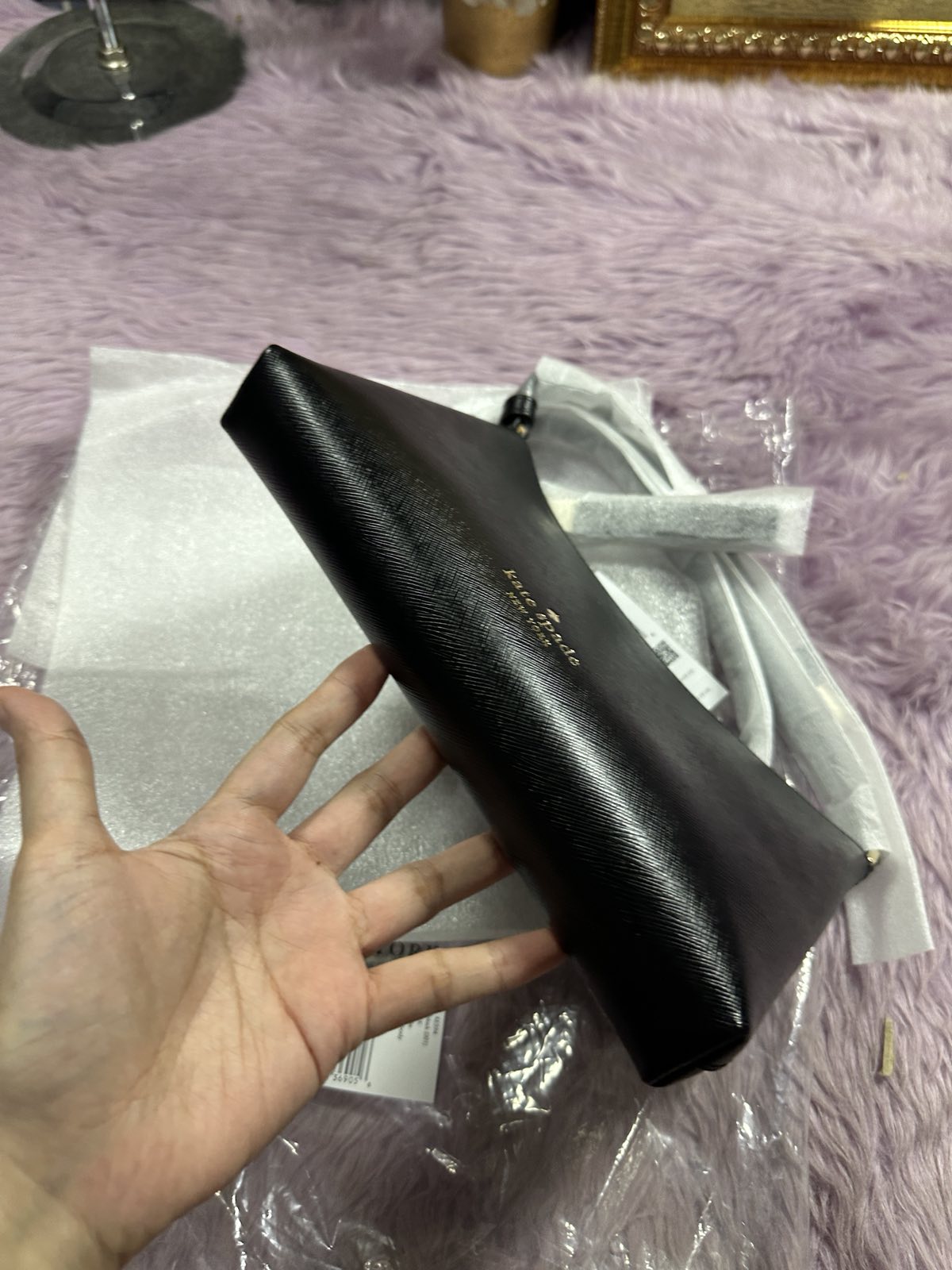 ORIG & IMPORTED KateSpade KS Sadie Saffiano Crossbody Small Bag Black