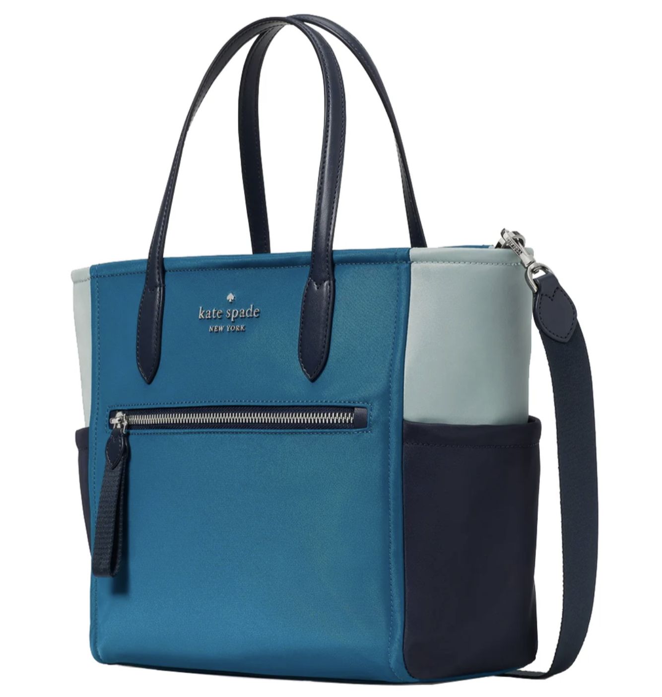 ORIG & IMPORTED KateSpade KS Chelsea Medium Satchel Nylon Bag in Blue