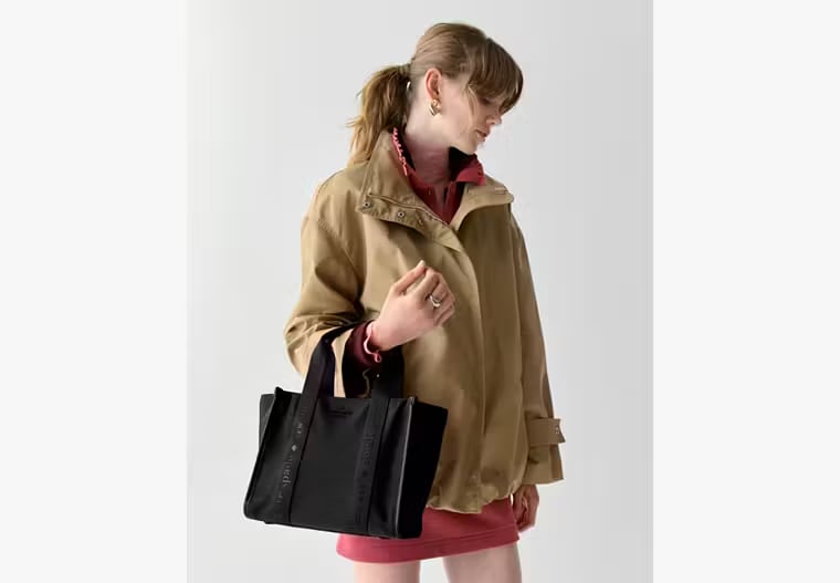 ORIG & IMPORTED KS Kip Nylon Small Tote Black