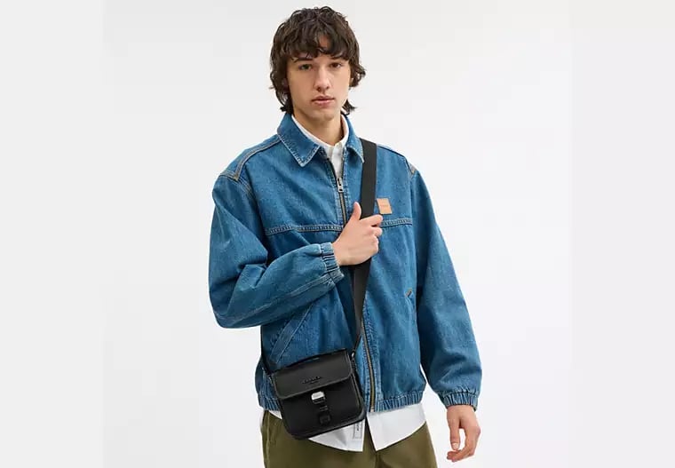 ORIG & IMPORTED COACH Racer Crossbody Bag In Signature Canvas