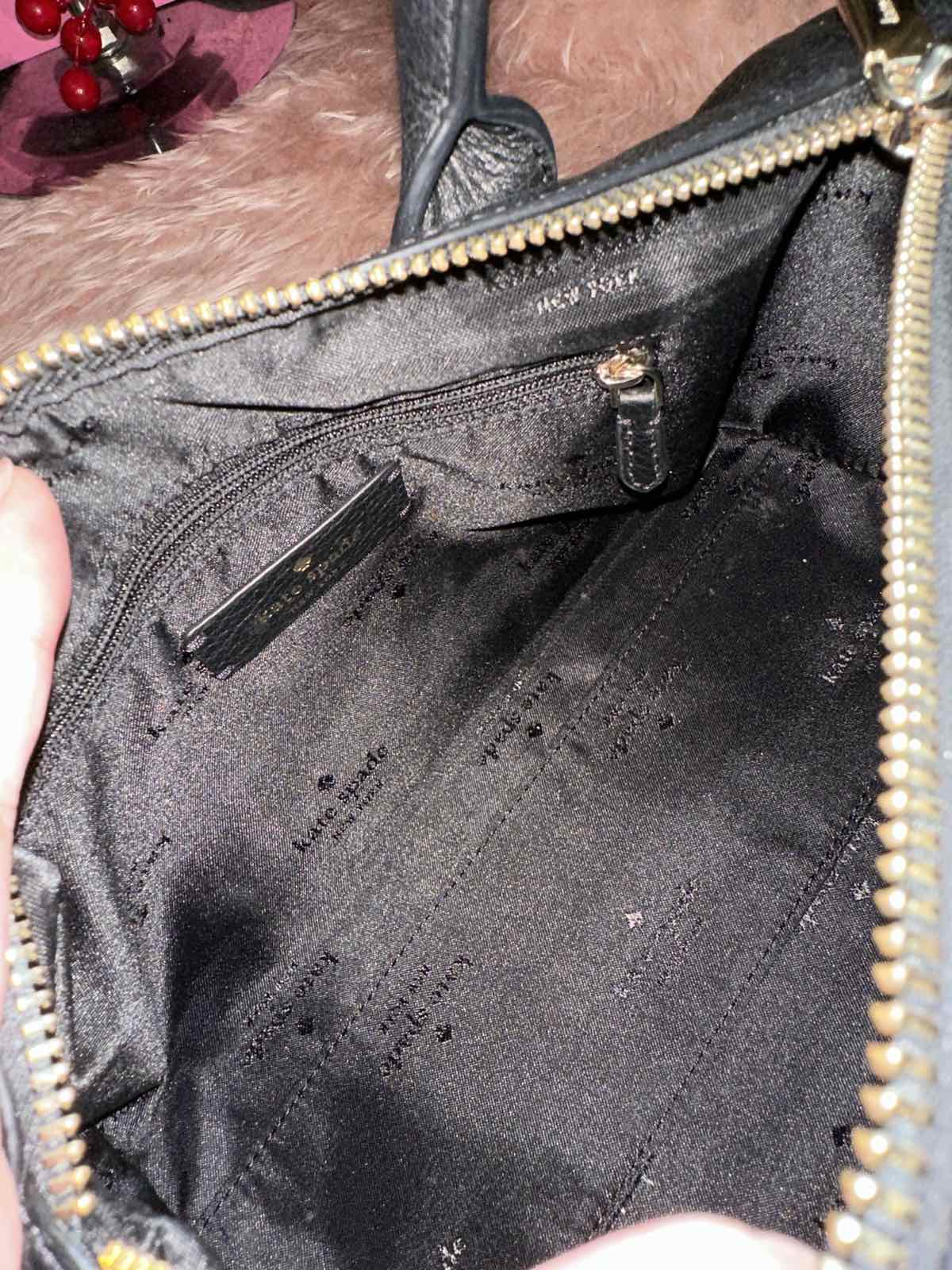 ORIG Preloved Kate Spade KS Rosie Small Duffle Crossbody Black Bag with Wallet