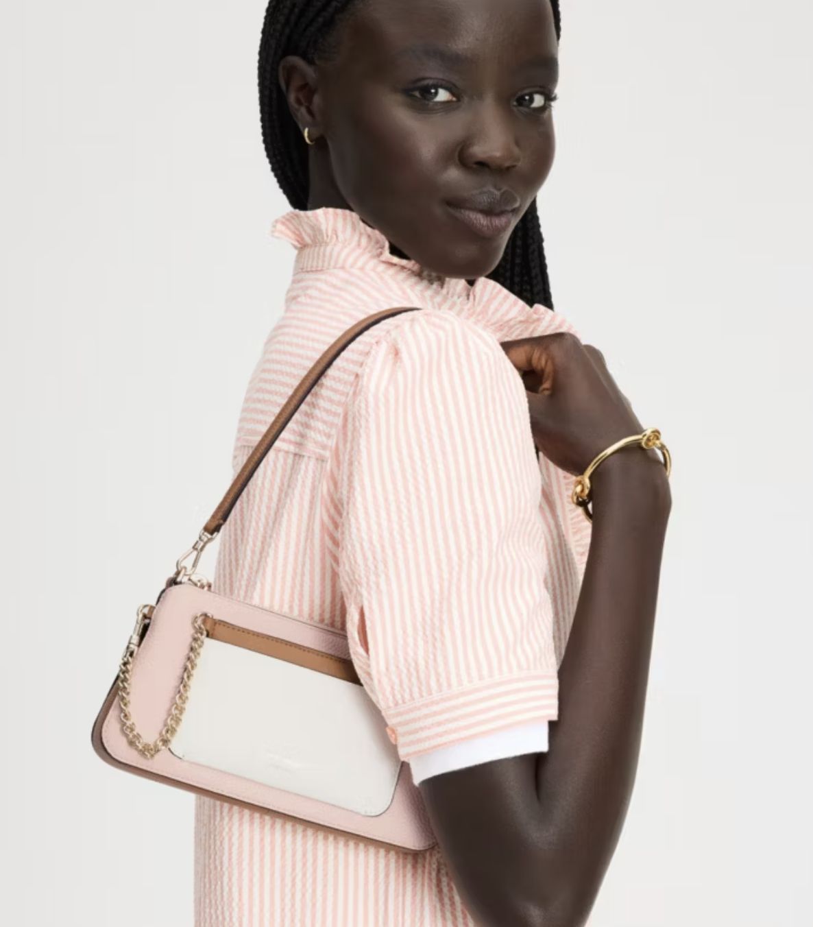 ORIG & IMPORTED Kate Spade KS Retail Ava Pochette Small Shoulder Pink Bag with Wallet