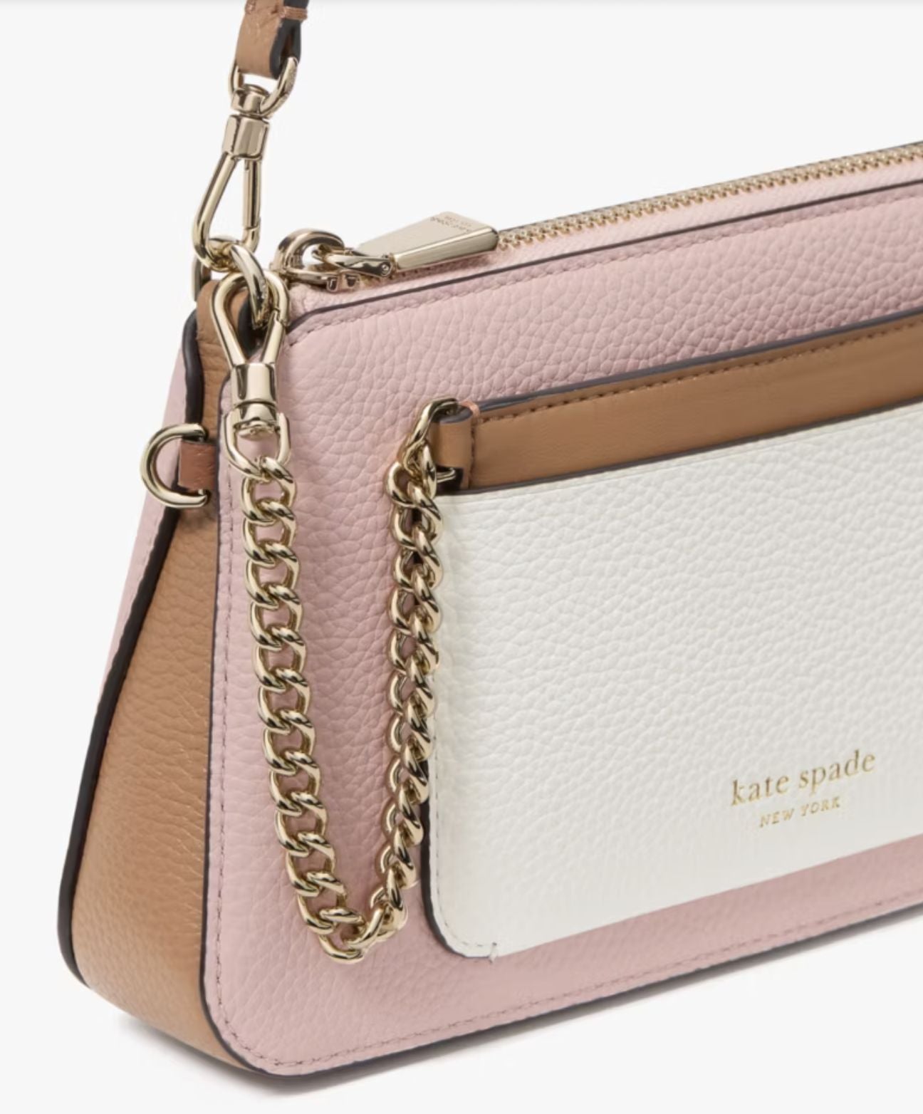 ORIG & IMPORTED Kate Spade KS Retail Ava Pochette Small Shoulder Pink Bag with Wallet