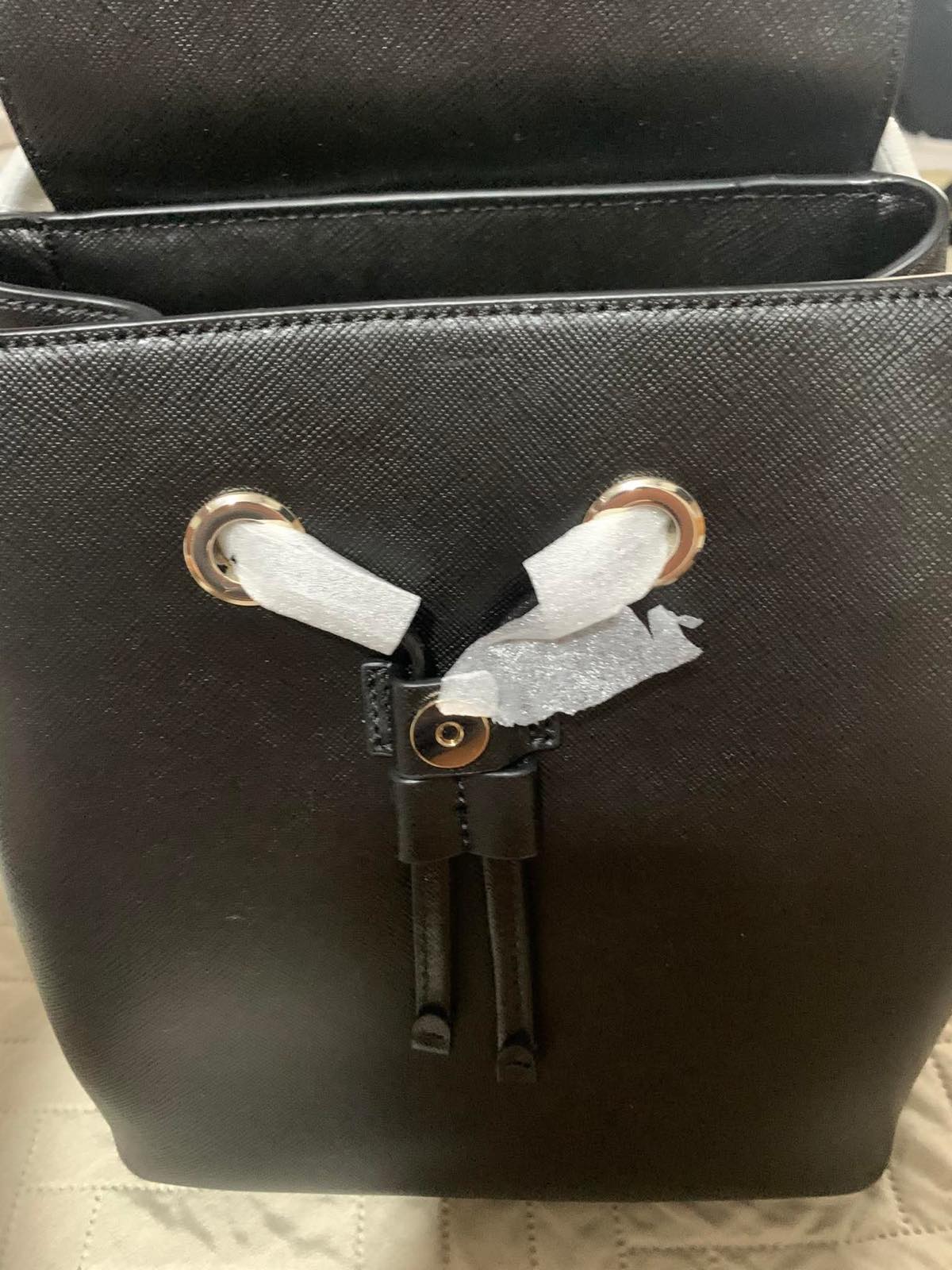 ORIG & IMPORTED Kate Spade KS Lizzie Medium Flap Backpack Black Bag