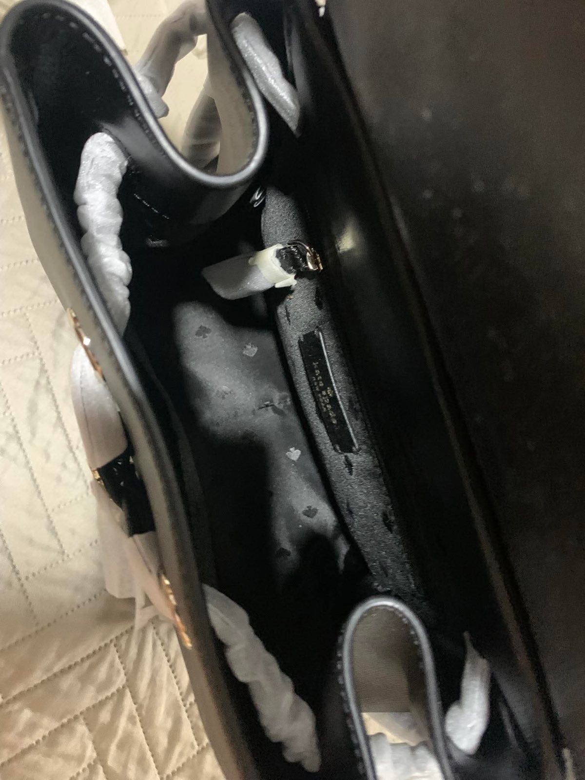 ORIG & IMPORTED Kate Spade KS Lizzie Medium Flap Backpack Black Bag