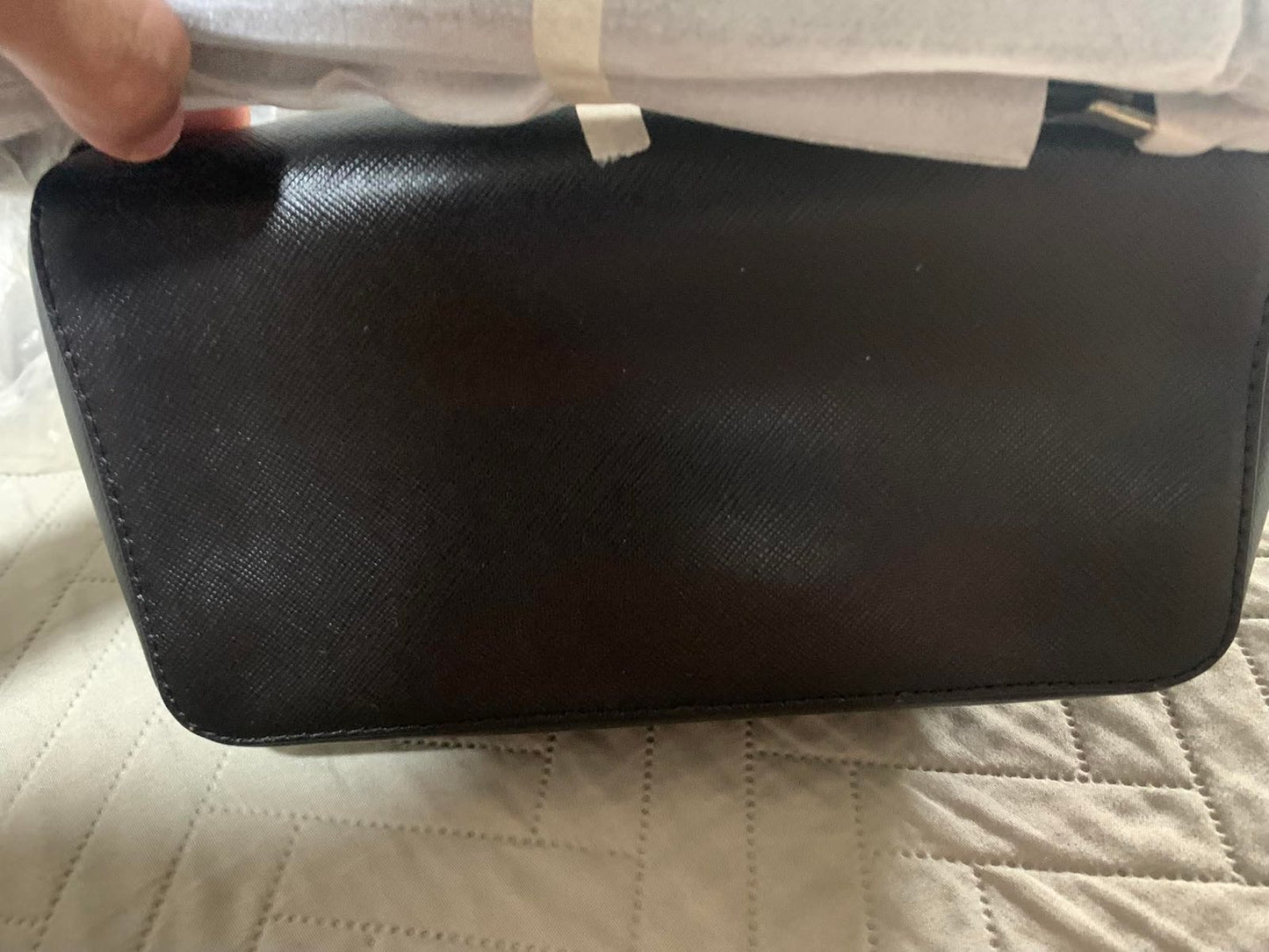 ORIG & IMPORTED Kate Spade KS Lizzie Medium Flap Backpack Black Bag