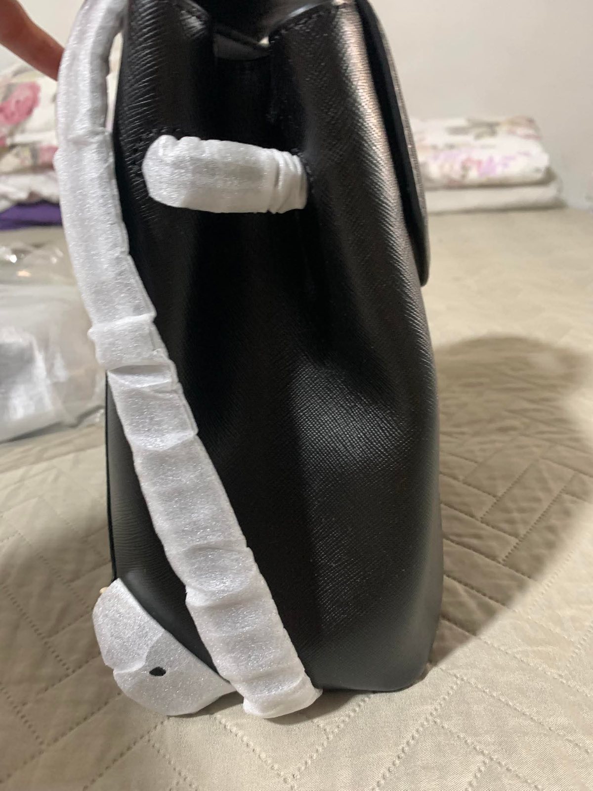 ORIG & IMPORTED Kate Spade KS Lizzie Medium Flap Backpack Black Bag