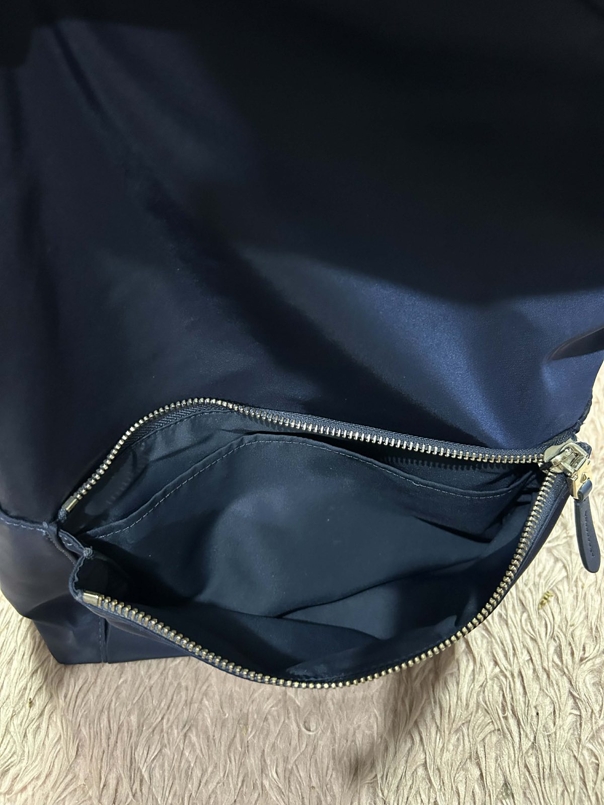 ORIG Preloved Kate Spade KS The Nylon City Large Blue Bag Backpack