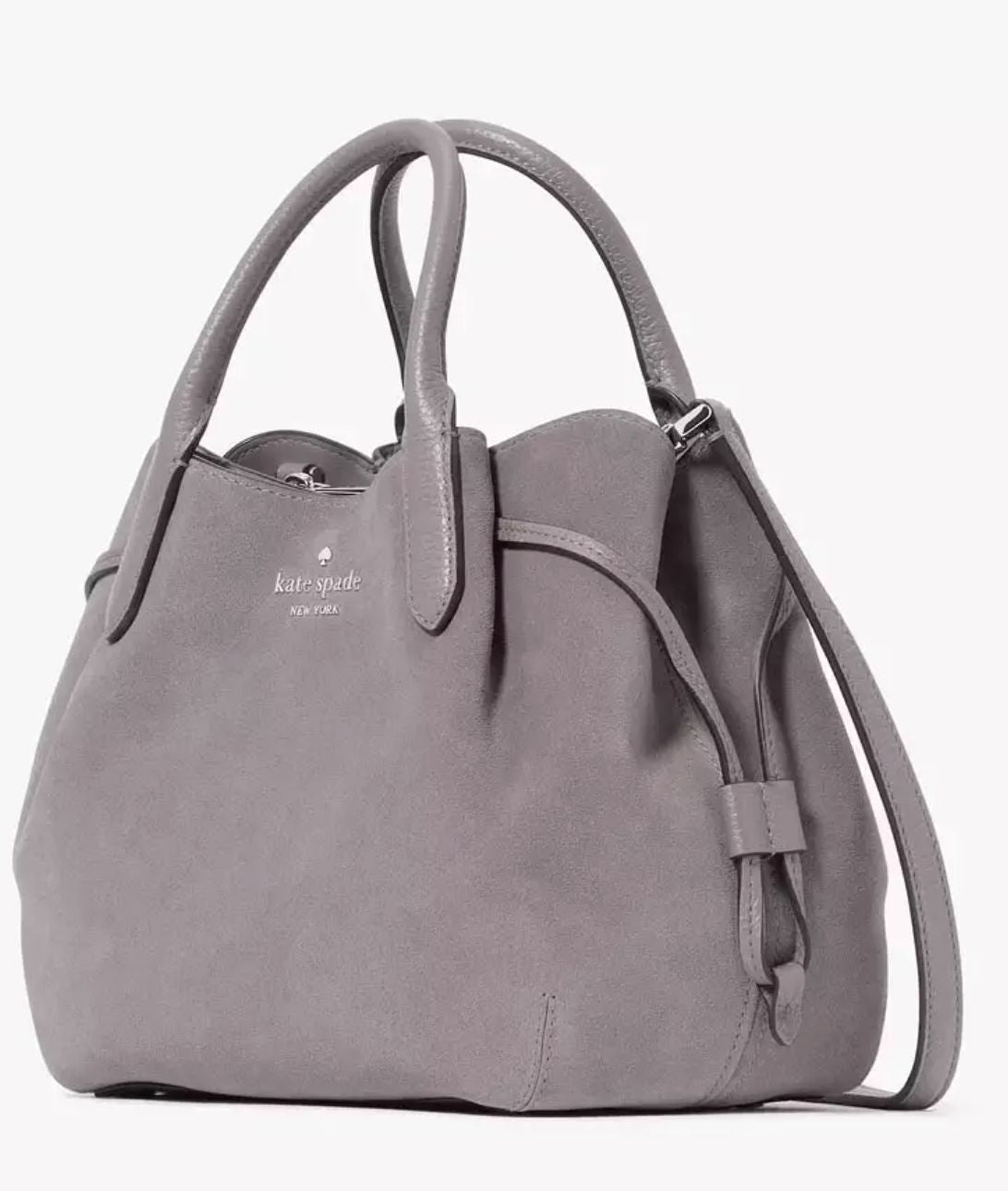 ORIG & IMPORTED Kate Spade KS Dumpling Small Satchel Bag Grey