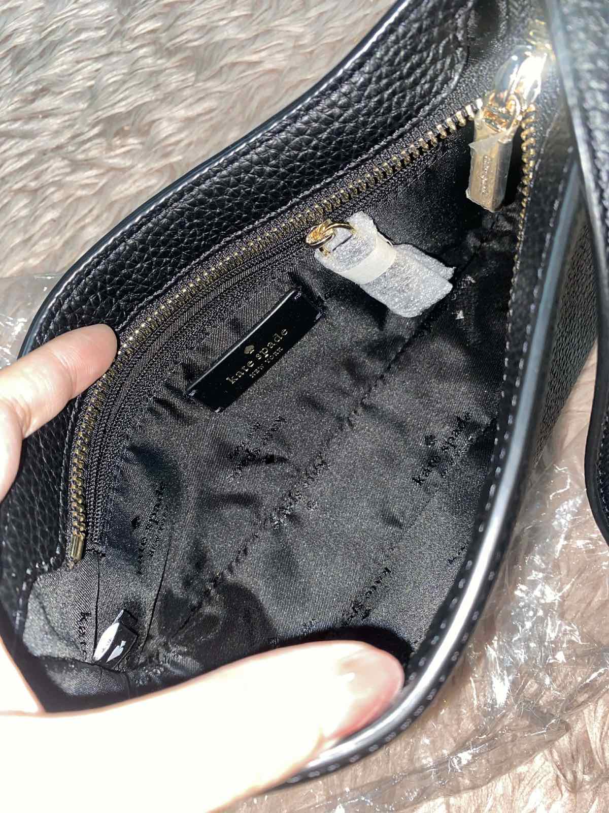 ORIG & IMPORTED Kate Spade KS Julia Small Shoulder Bag Black