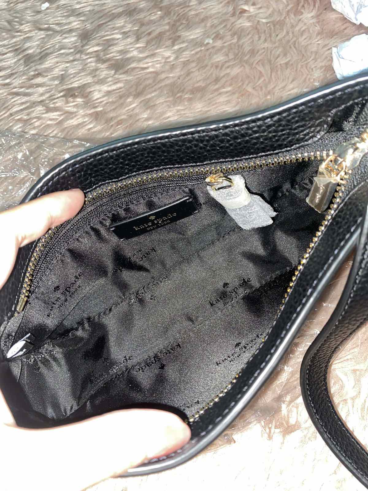 ORIG & IMPORTED Kate Spade KS Julia Small Shoulder Bag Black