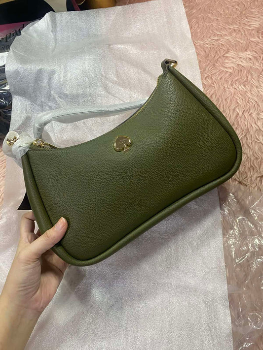 ORIG & IMPORTED Kate Spade KS Kayla Small Convertible Shoulder Green Bag