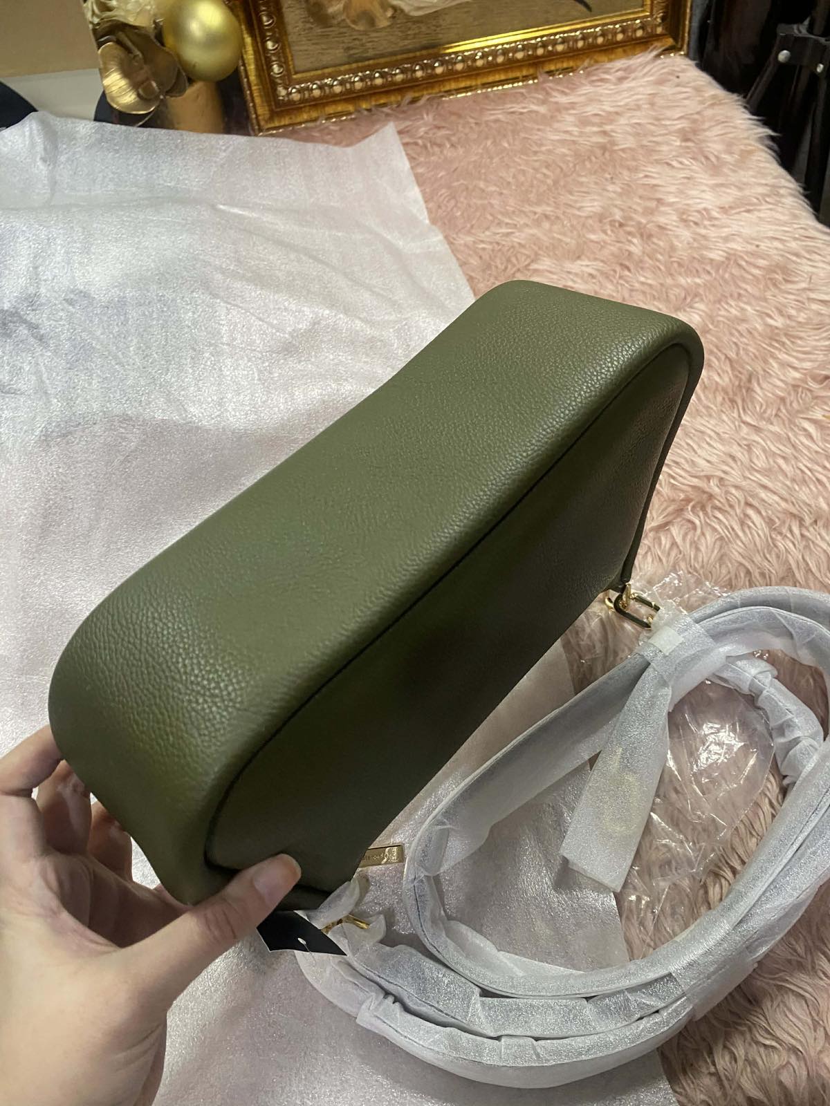 ORIG & IMPORTED Kate Spade KS Kayla Small Convertible Shoulder Green Bag