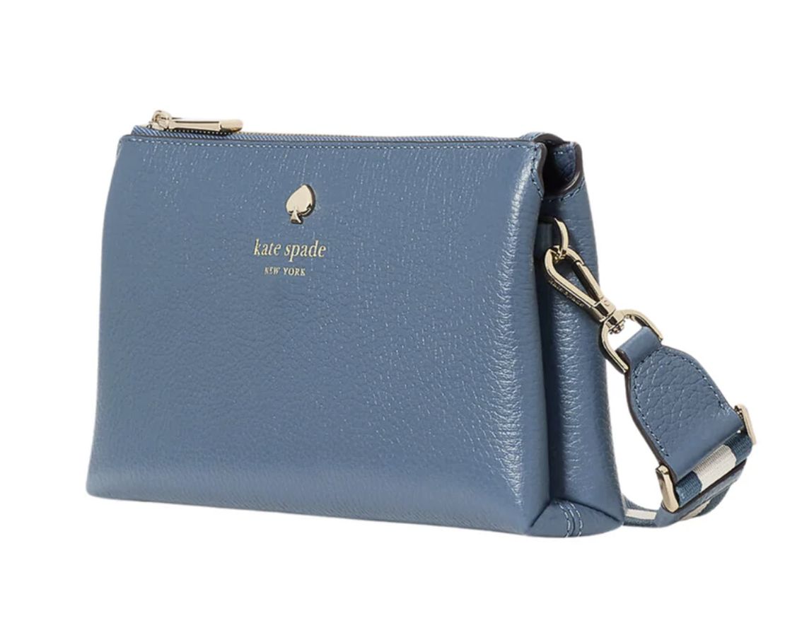 ORIG Preloved Kate Spade KS Emma Mini Crossbody Bag Blue