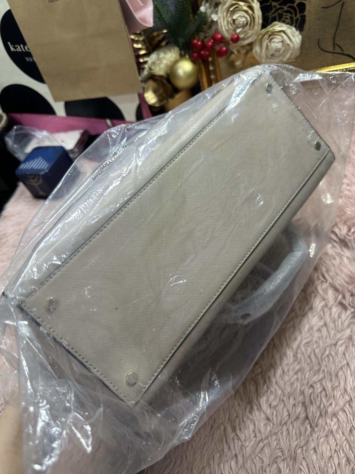 ORIG & IMPORTED Kate Spade KS Staci Large Satchel Beige Bag