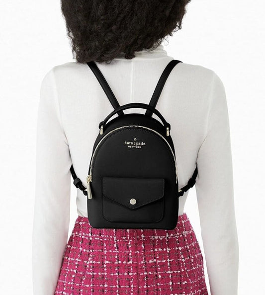 ORIG Preloved Kate Spade KS Schuyler Mini Black Backpack Bag