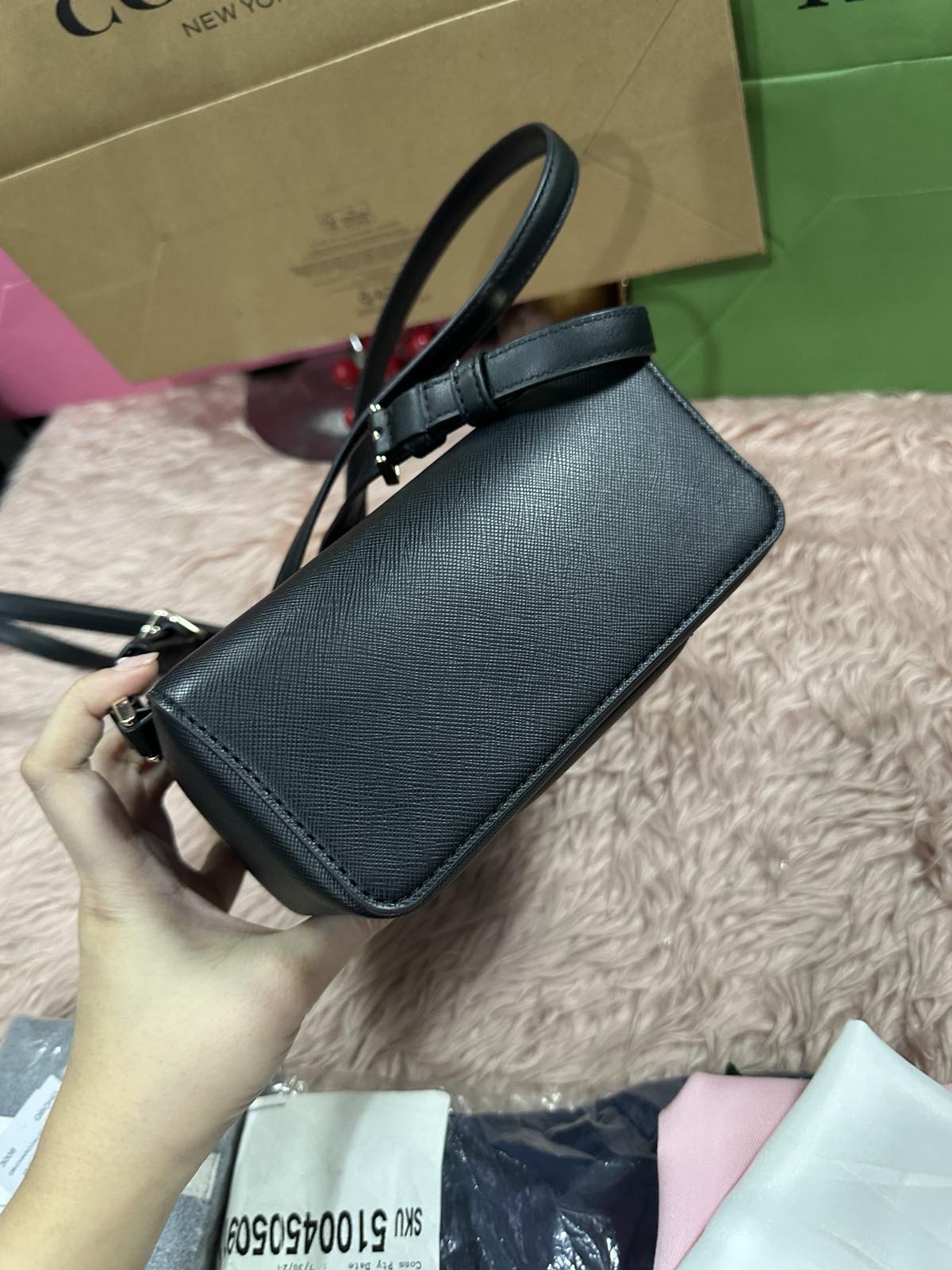 ORIG Preloved Kate Spade KS Schuyler Mini Black Backpack Bag