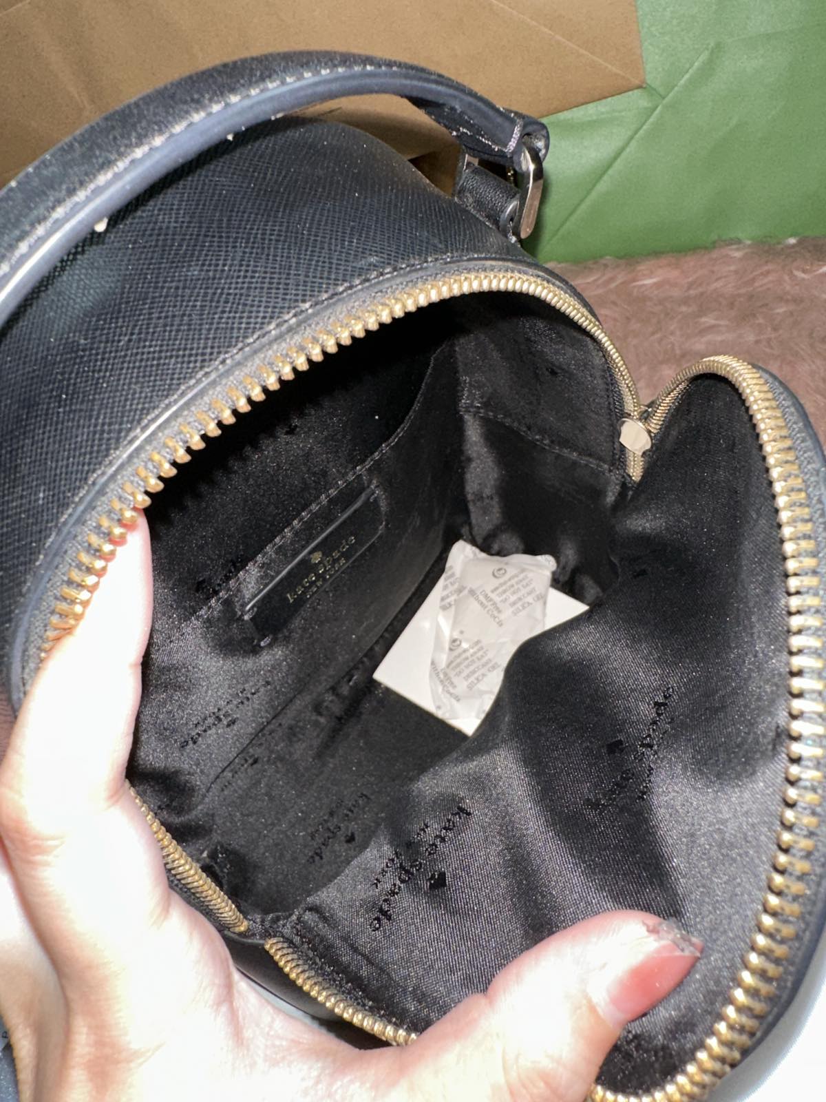 ORIG Preloved Kate Spade KS Schuyler Mini Black Backpack Bag