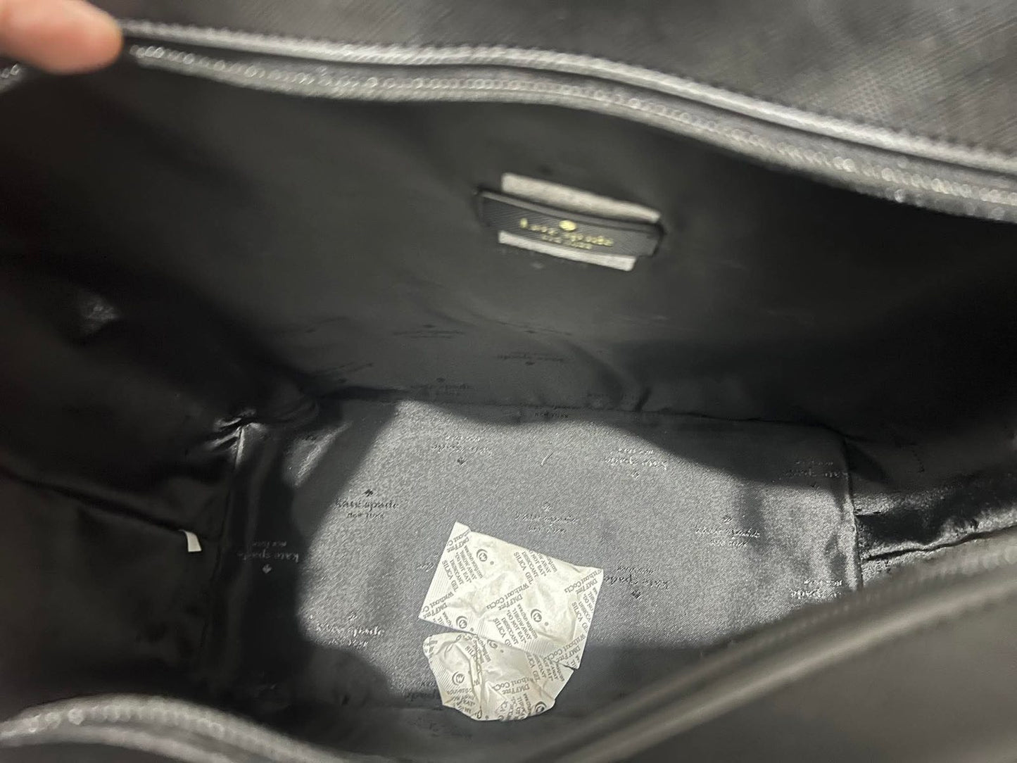 ORIG & IMPORTED Kate Spade KS Dana Saffiano Leather Large Black Tote Bag