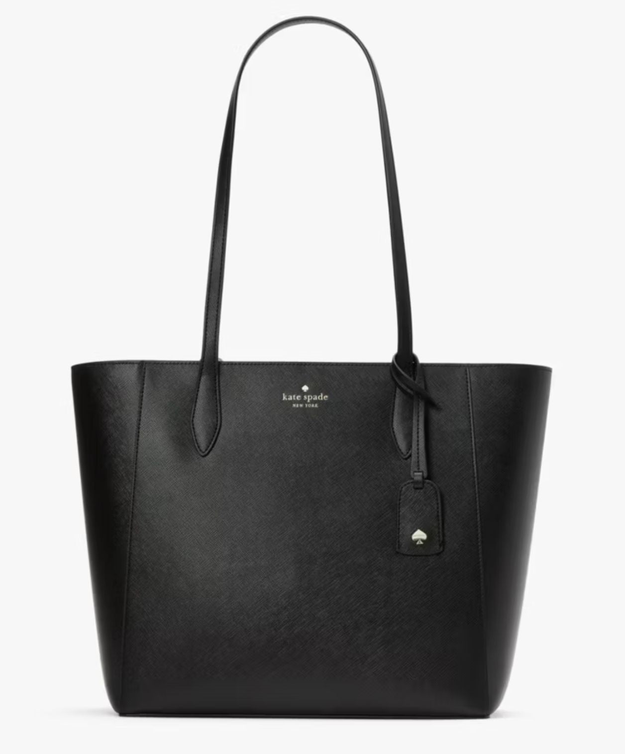 ORIG & IMPORTED Kate Spade KS Dana Saffiano Leather Large Black Tote Bag