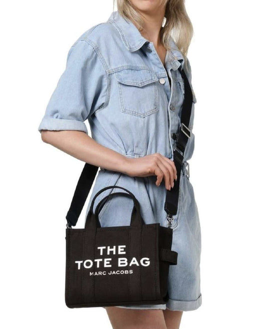 ORIG & IMPORTED Marc Jacobs MJ The Small Tote Black Bag canvas